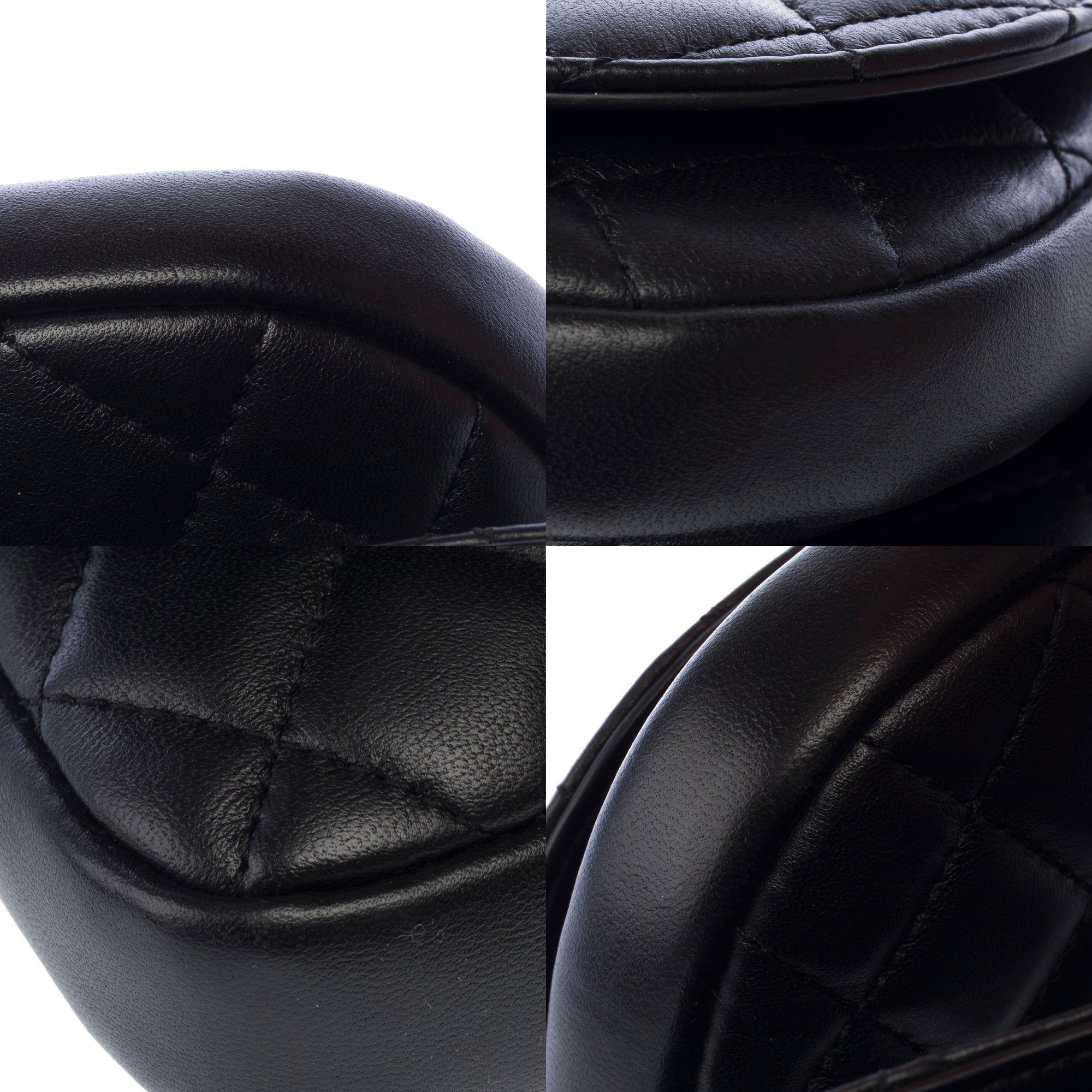 Sac CHANEL Side Pack en Cuir Noir - 103216