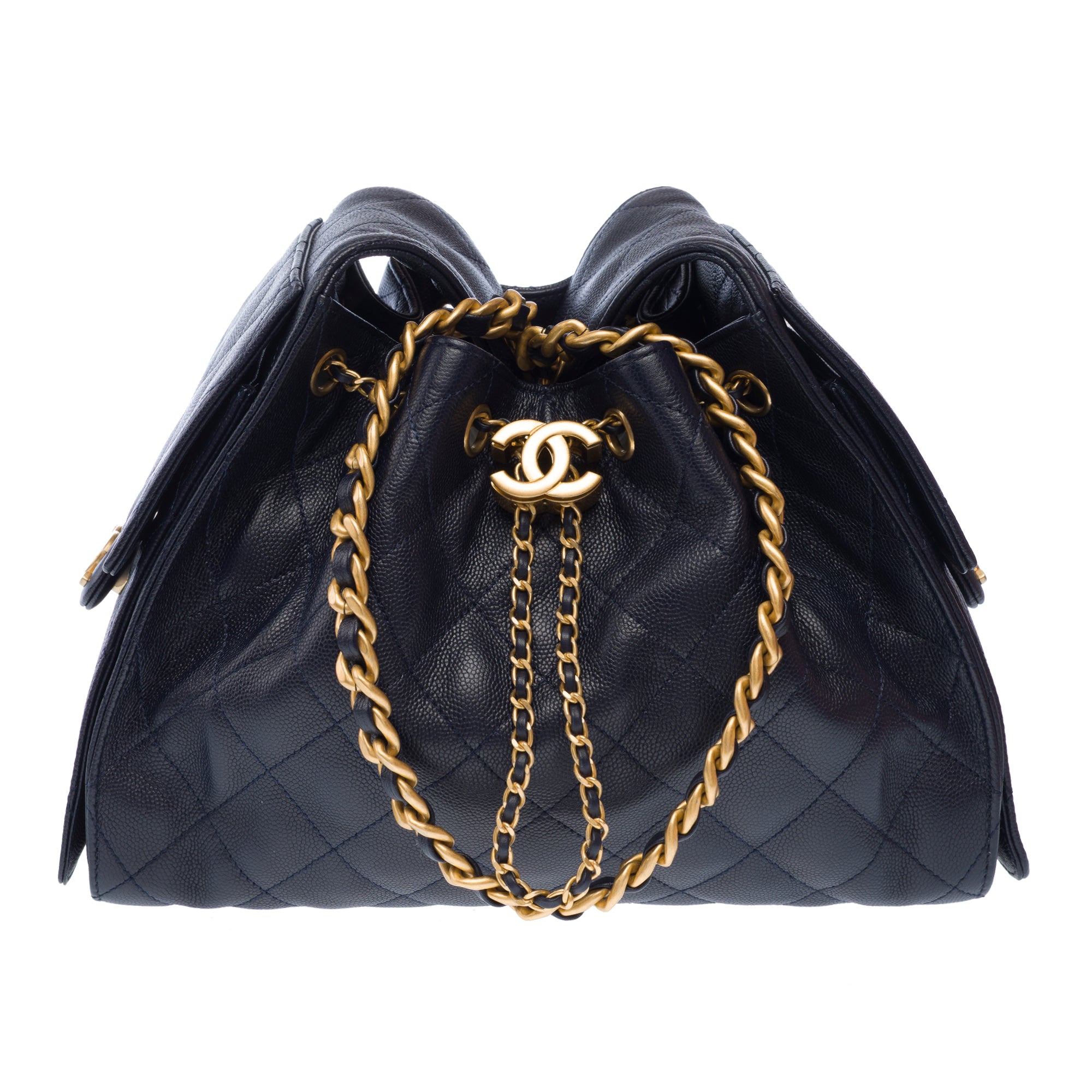 Sac CHANEL en Cuir Bleu Marine - 103211