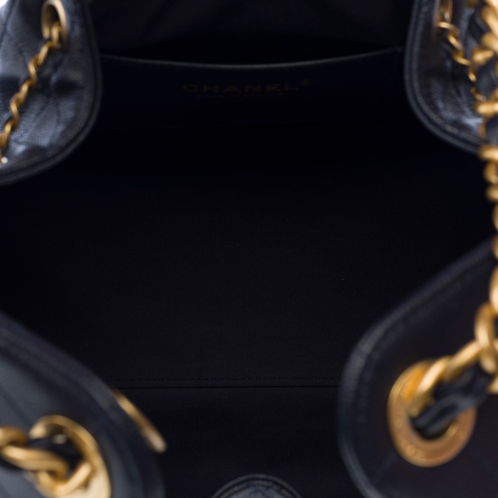 Sac CHANEL en Cuir Bleu Marine - 103211