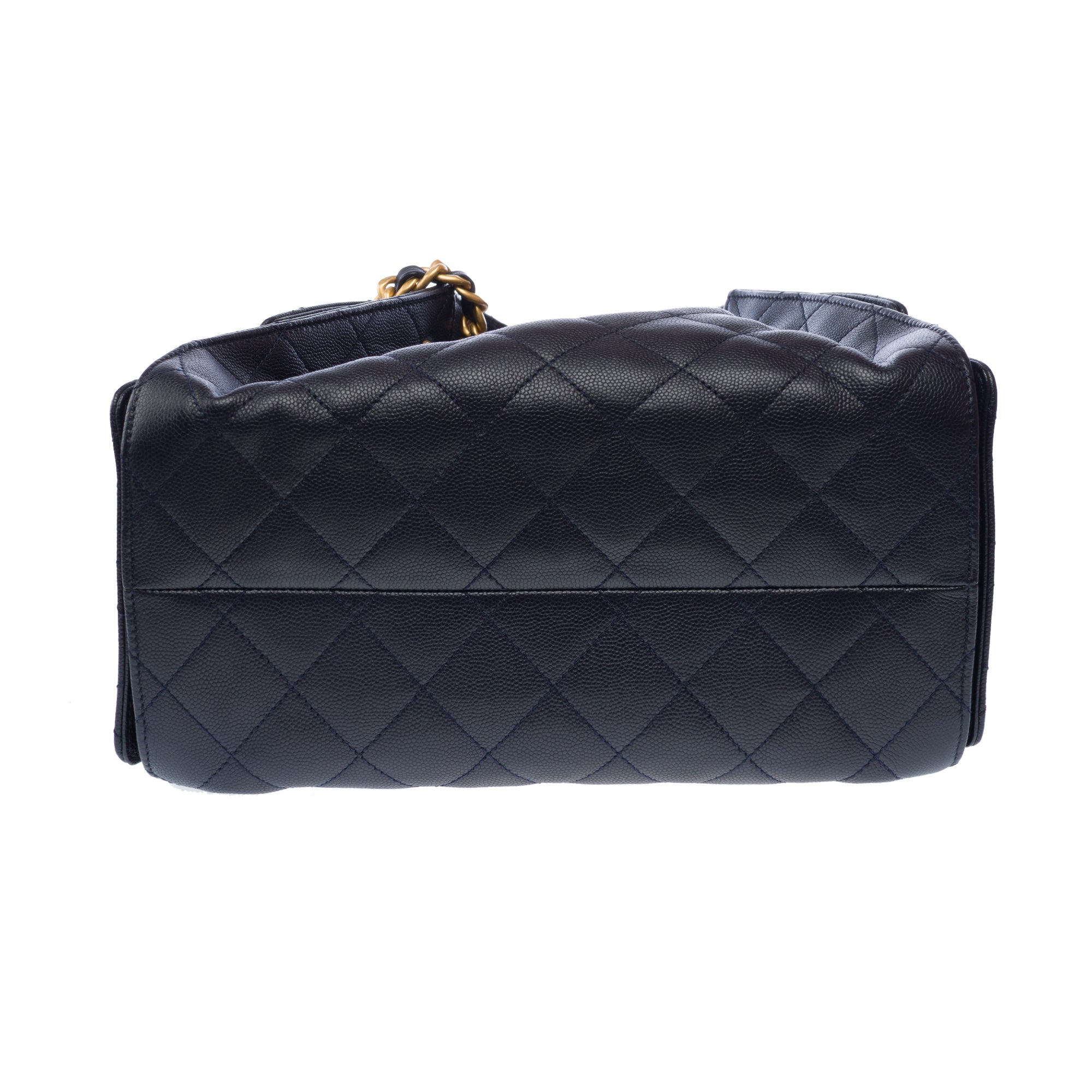 Sac CHANEL en Cuir Bleu Marine - 103211