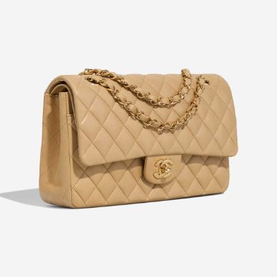 Sac CHANEL Timeless/Classique en Cuir Beige - 103224