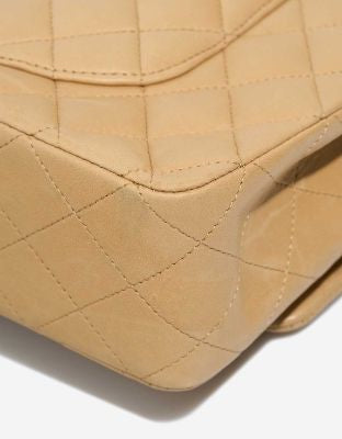 Sac CHANEL Timeless/Classique en Cuir Beige - 103224