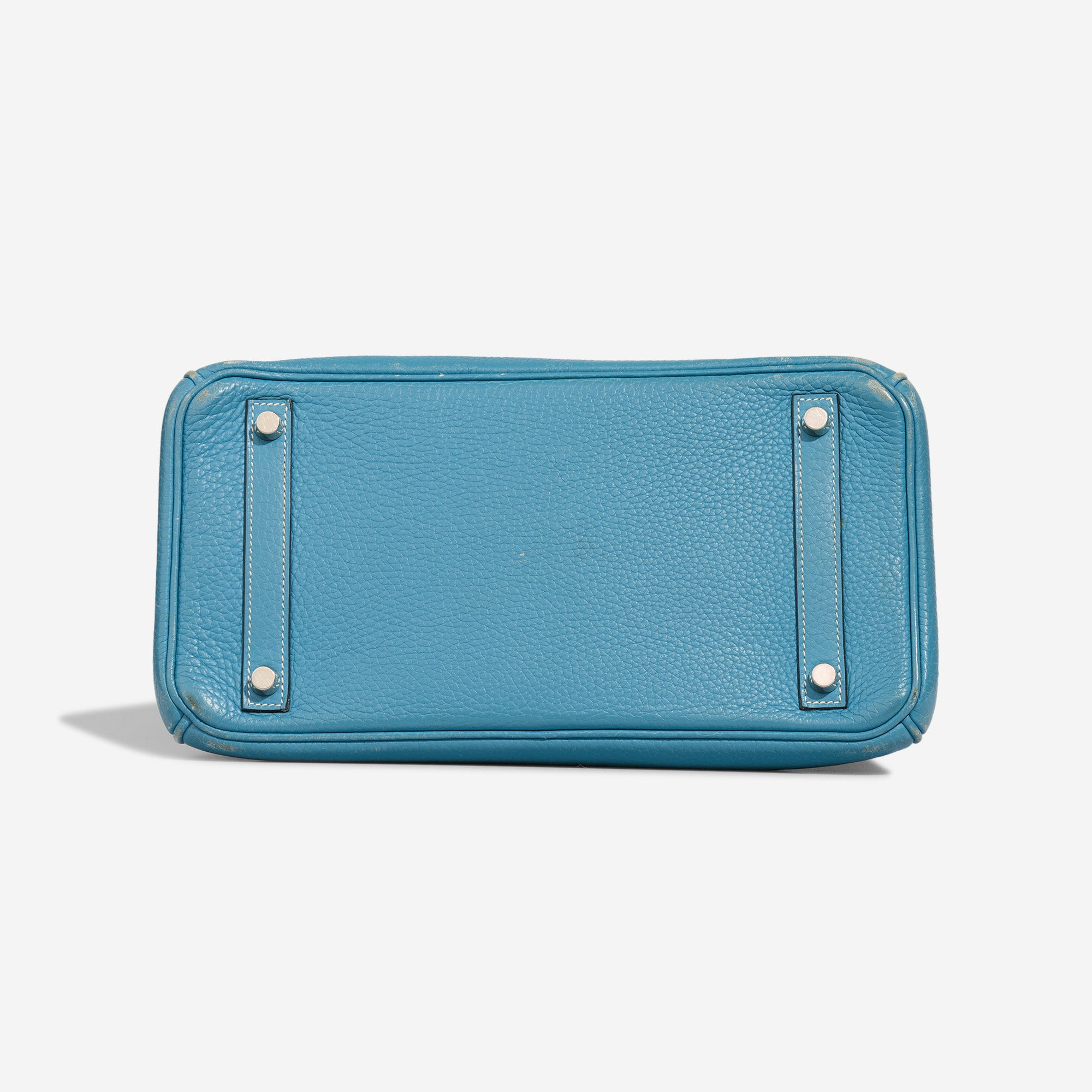Sac HERMES Birkin 30 en Cuir Bleu - 103225