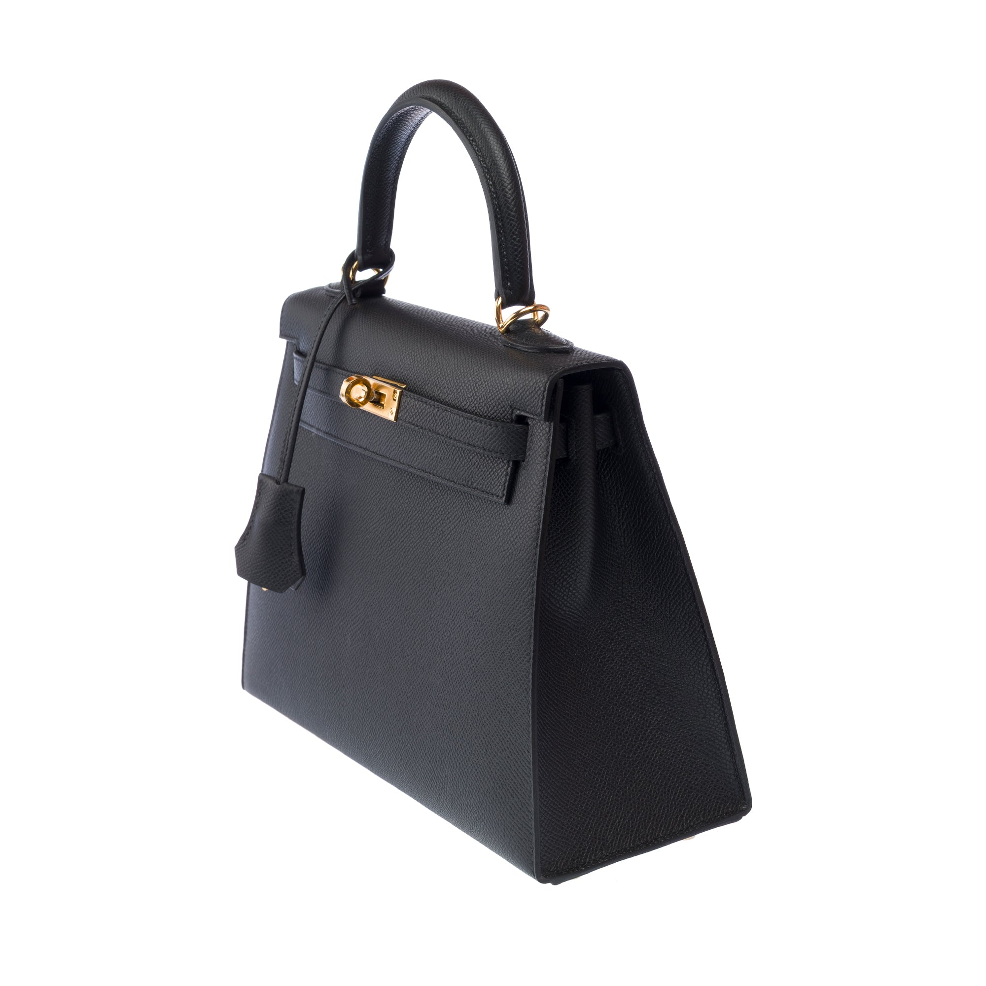 Sac HERMES Kelly 25 en Cuir Noir - 103245