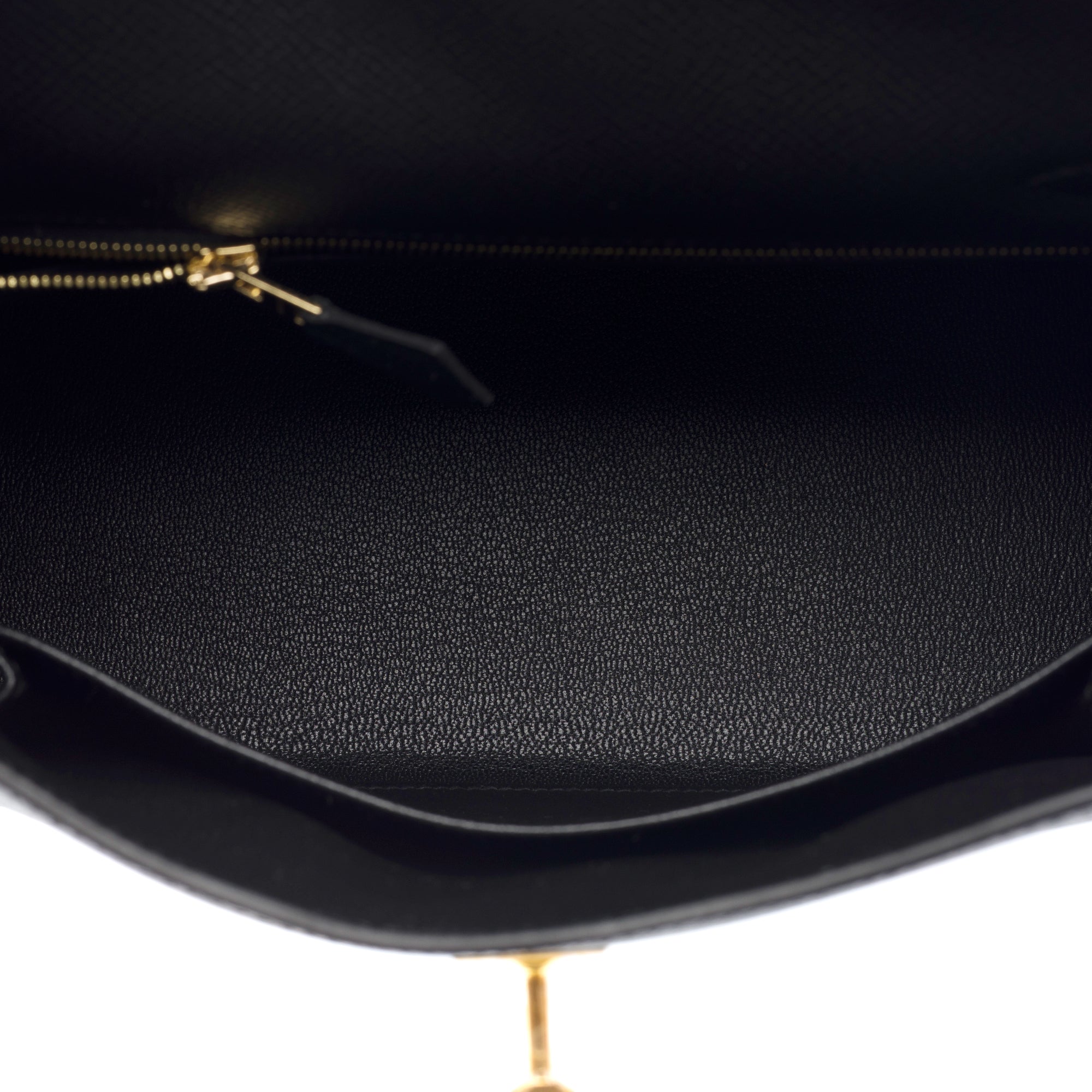 Sac HERMES Kelly 25 en Cuir Noir - 103245