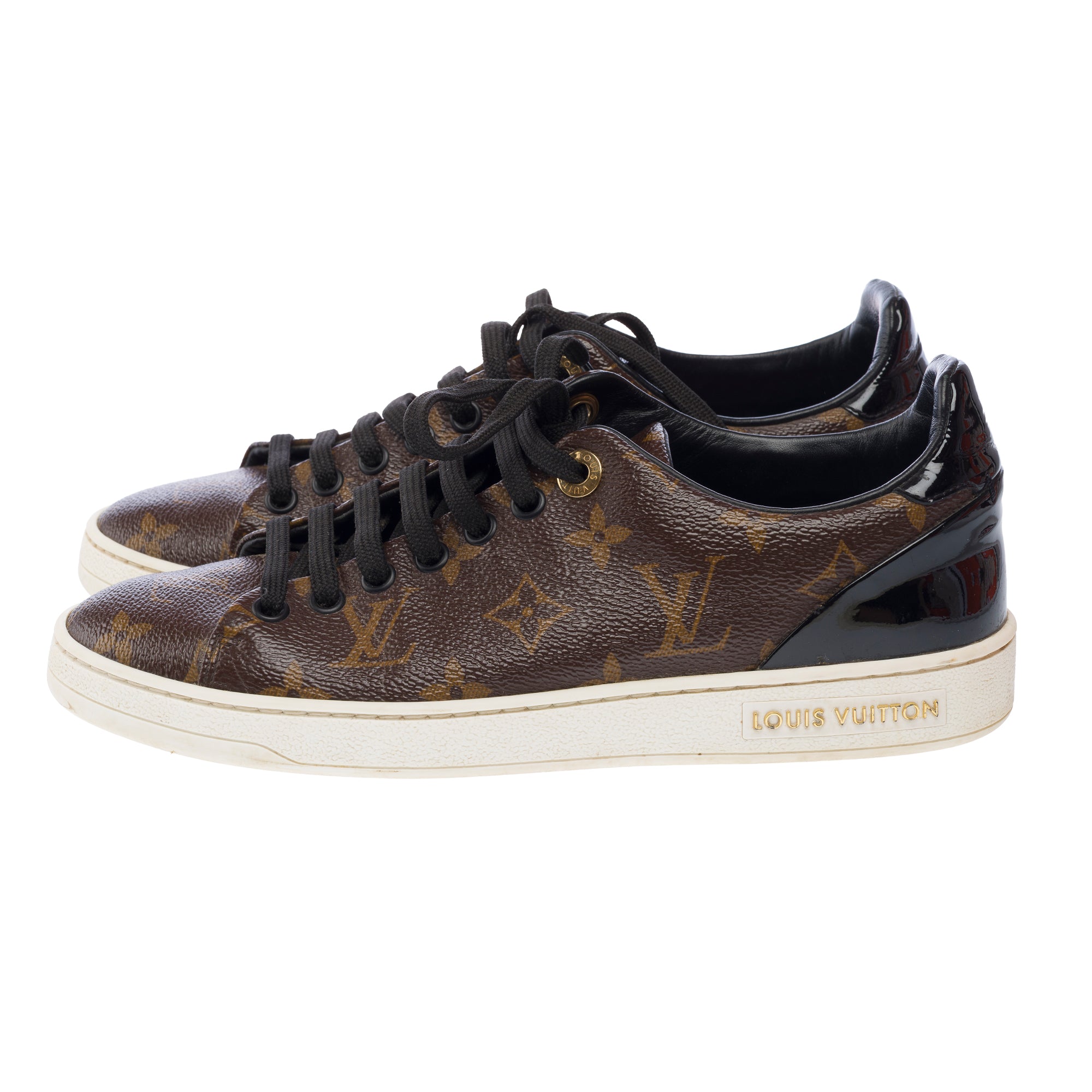 Chaussure LOUIS VUITTON FrontRow en Toile Marron - 103244