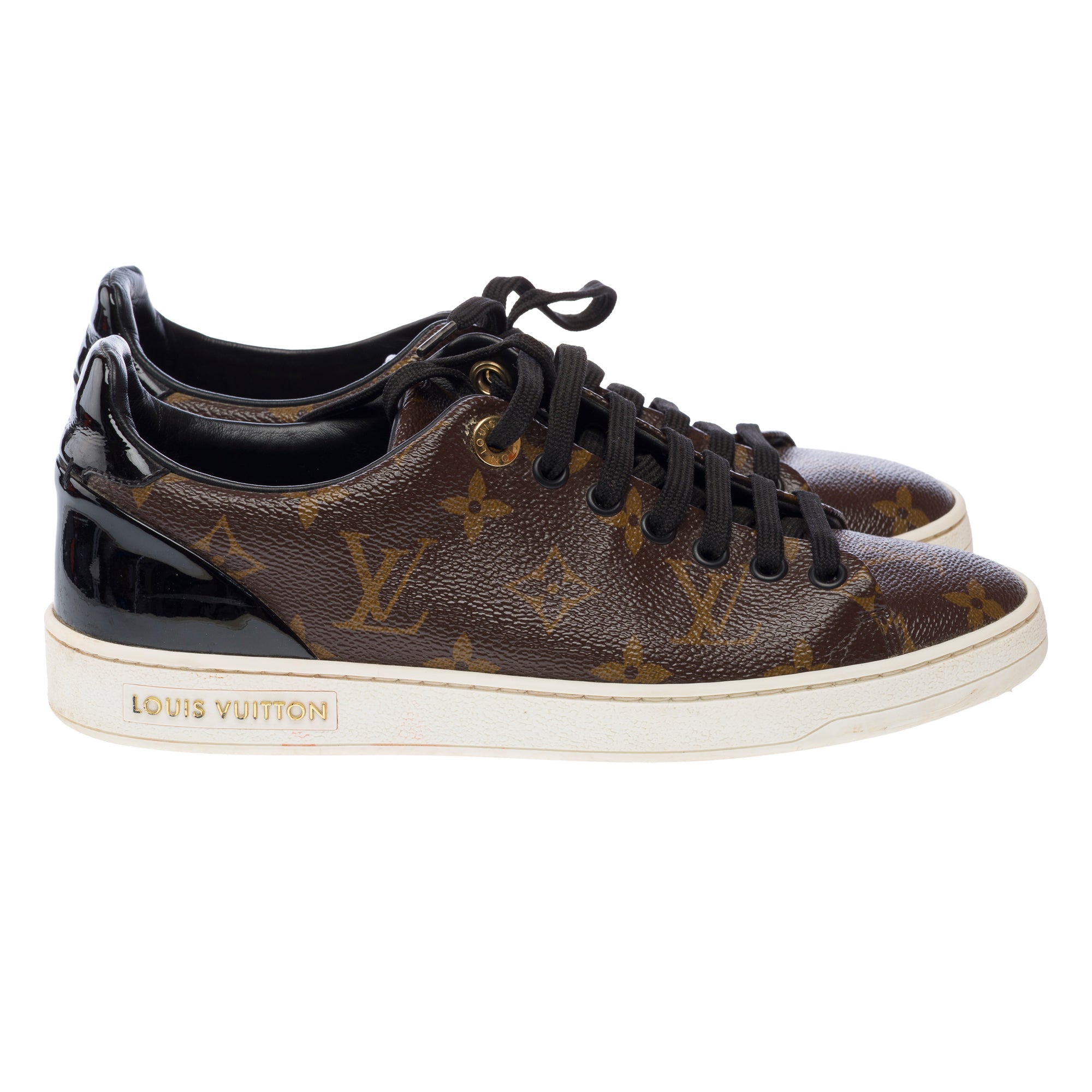 Chaussure LOUIS VUITTON FrontRow en Toile Marron - 103244