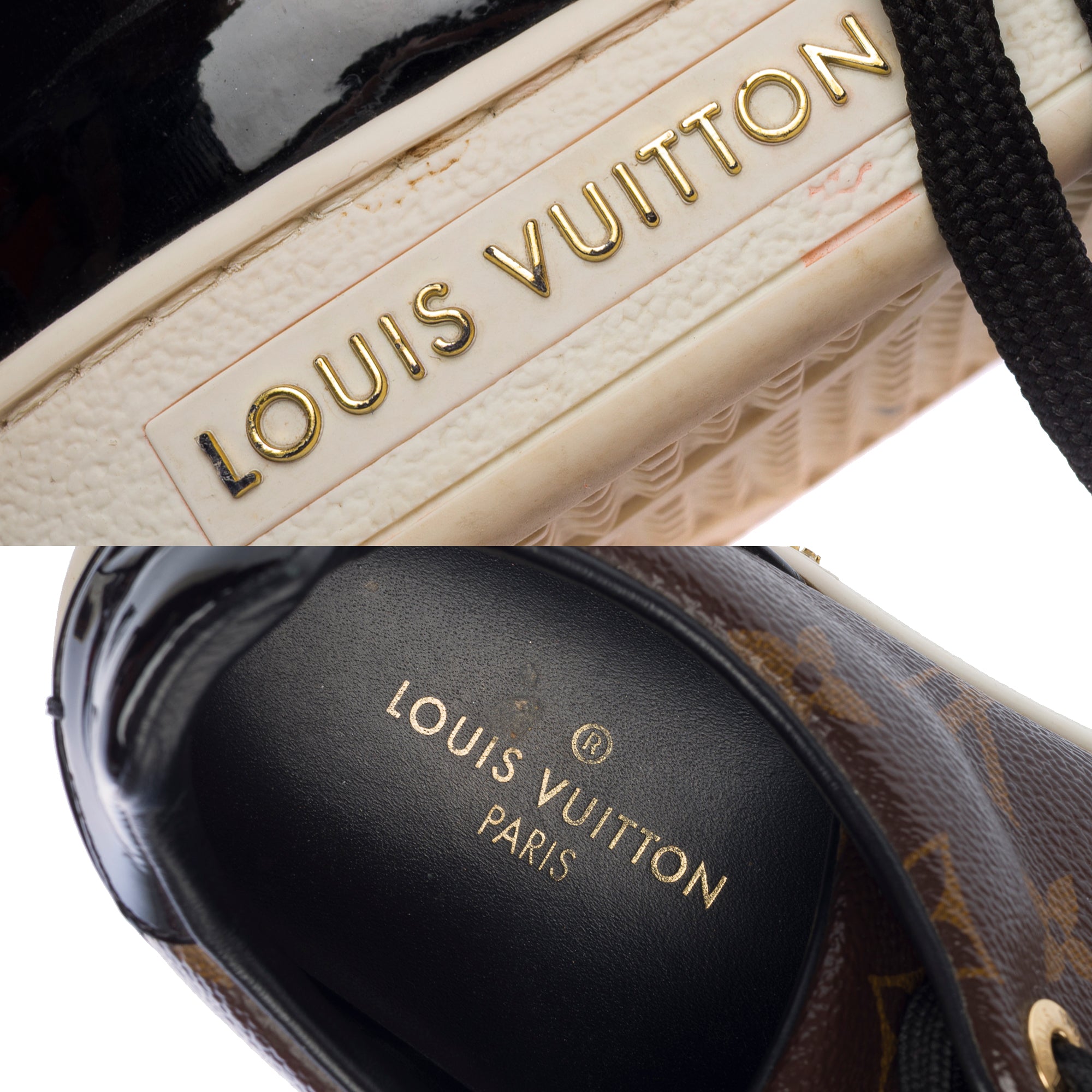 Chaussure LOUIS VUITTON FrontRow en Toile Marron - 103244