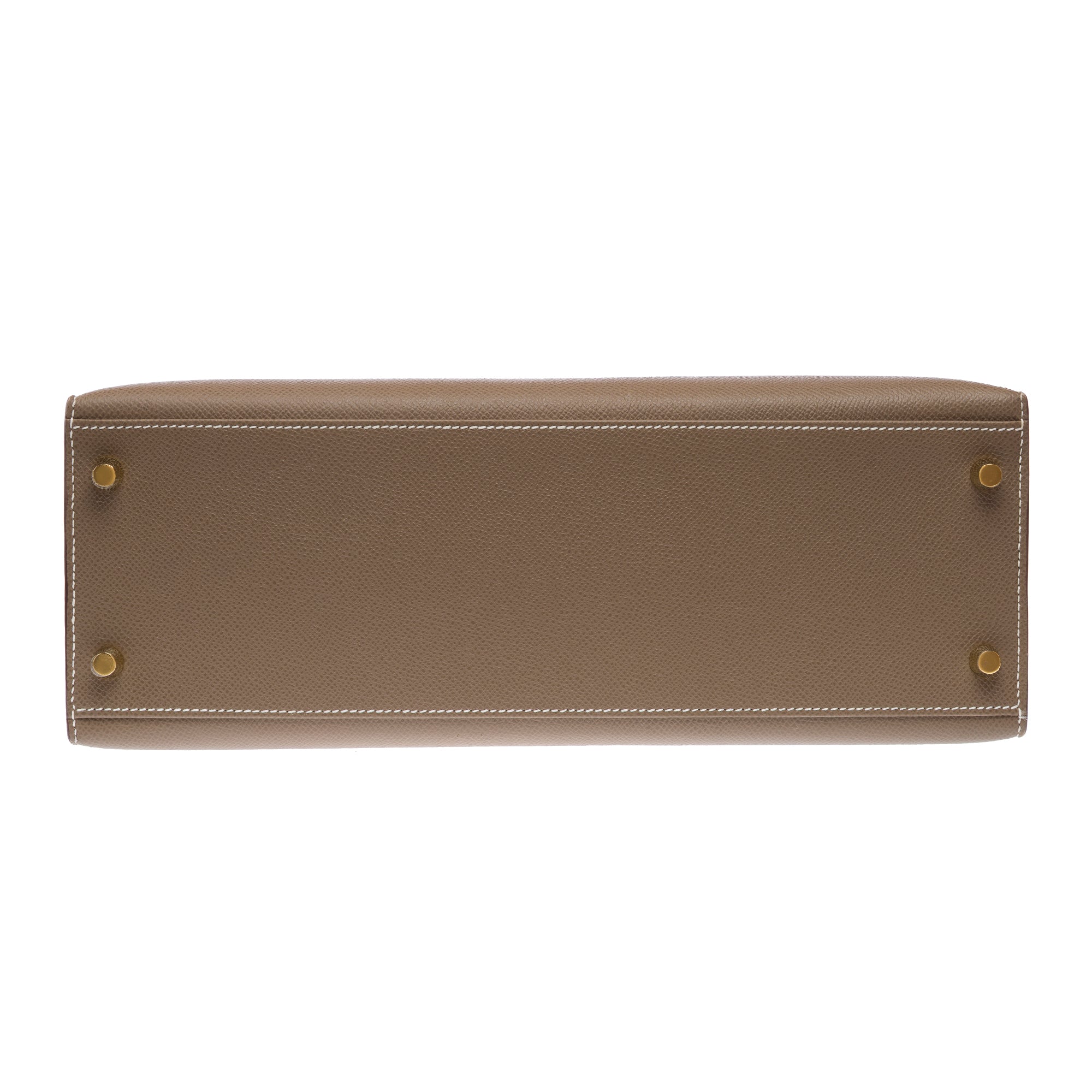 Sac HERMES Kelly 32 en Cuir Étoupe - 103222