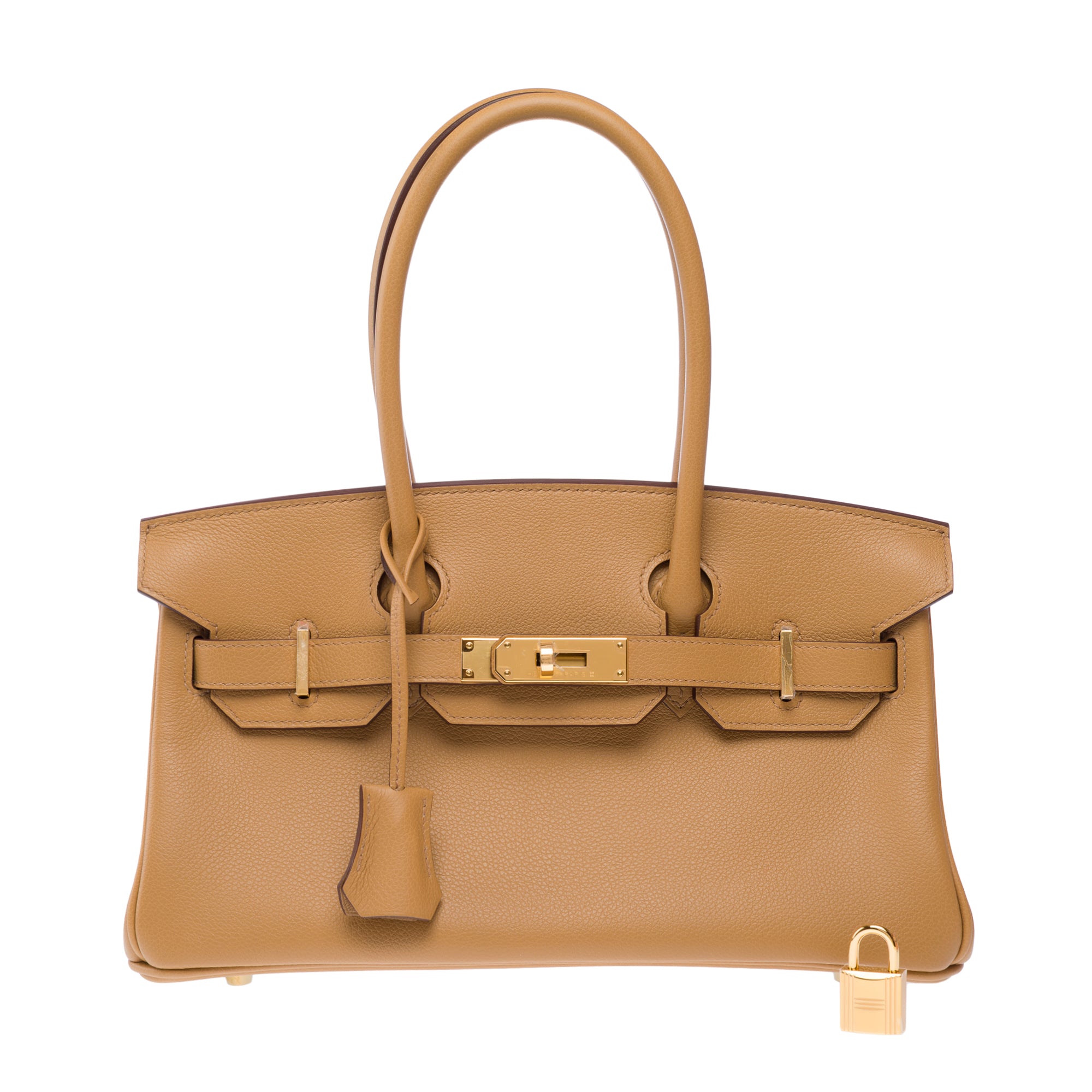 Sac HERMES Birkin Shoulder en Cuir Beige - 103256