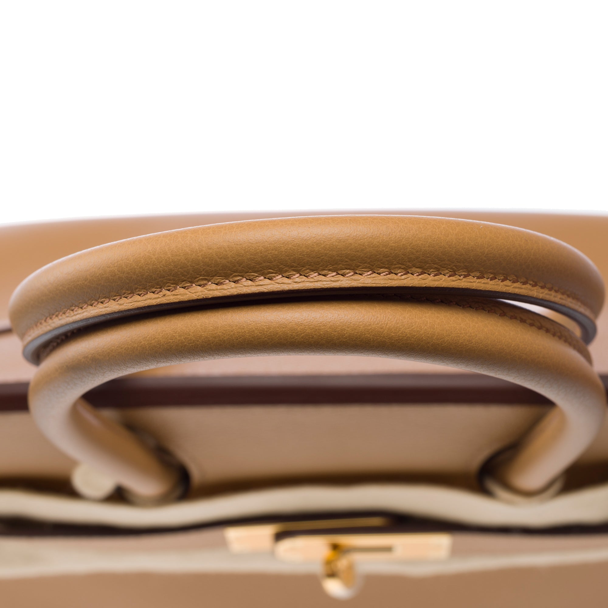 Sac HERMES Birkin Shoulder en Cuir Beige - 103256