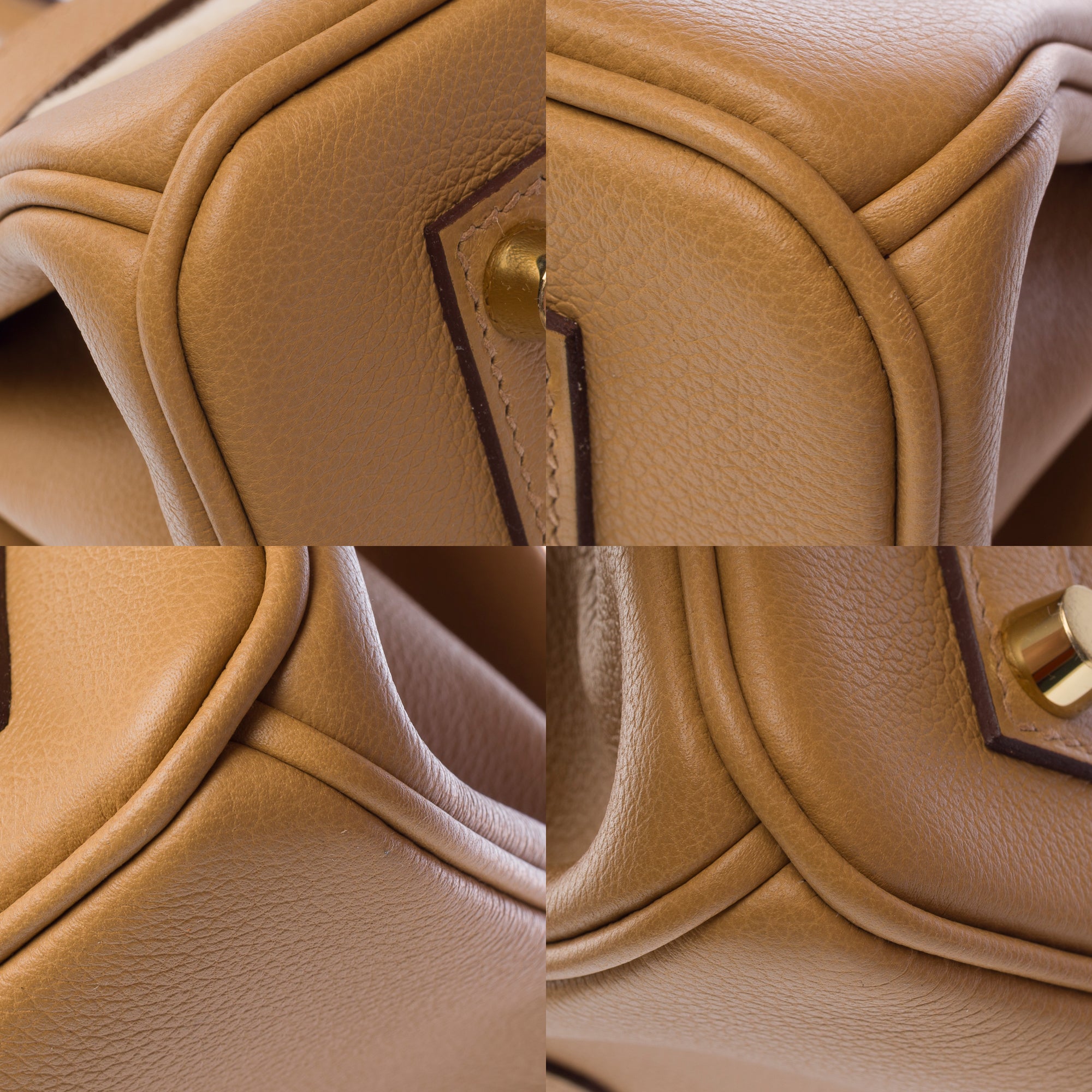 Sac HERMES Birkin Shoulder en Cuir Beige - 103256