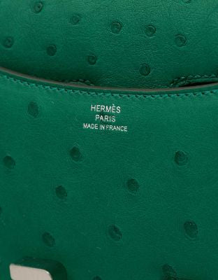 Sac HERMES Constance en Cuirs exotiques Vert - 103230