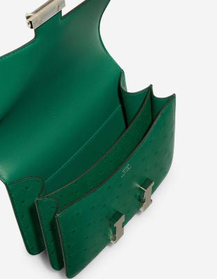 Sac HERMES Constance en Cuirs exotiques Vert - 103230