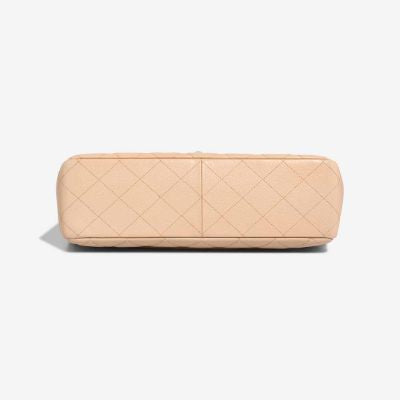 Sac CHANEL Timeless/Classique en Cuir Beige - 103234