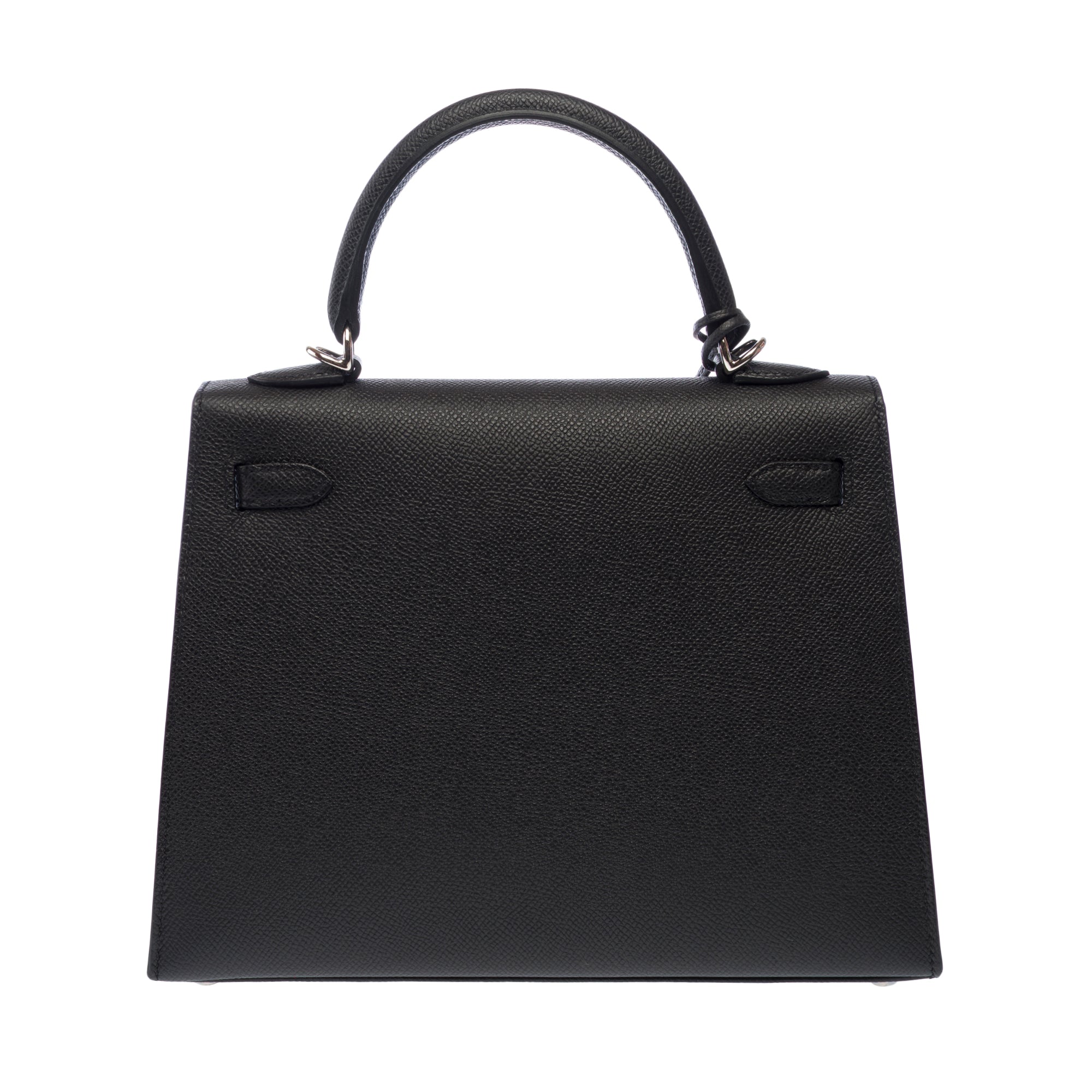 Sac HERMES Kelly 25 en Cuir Noir - 103278