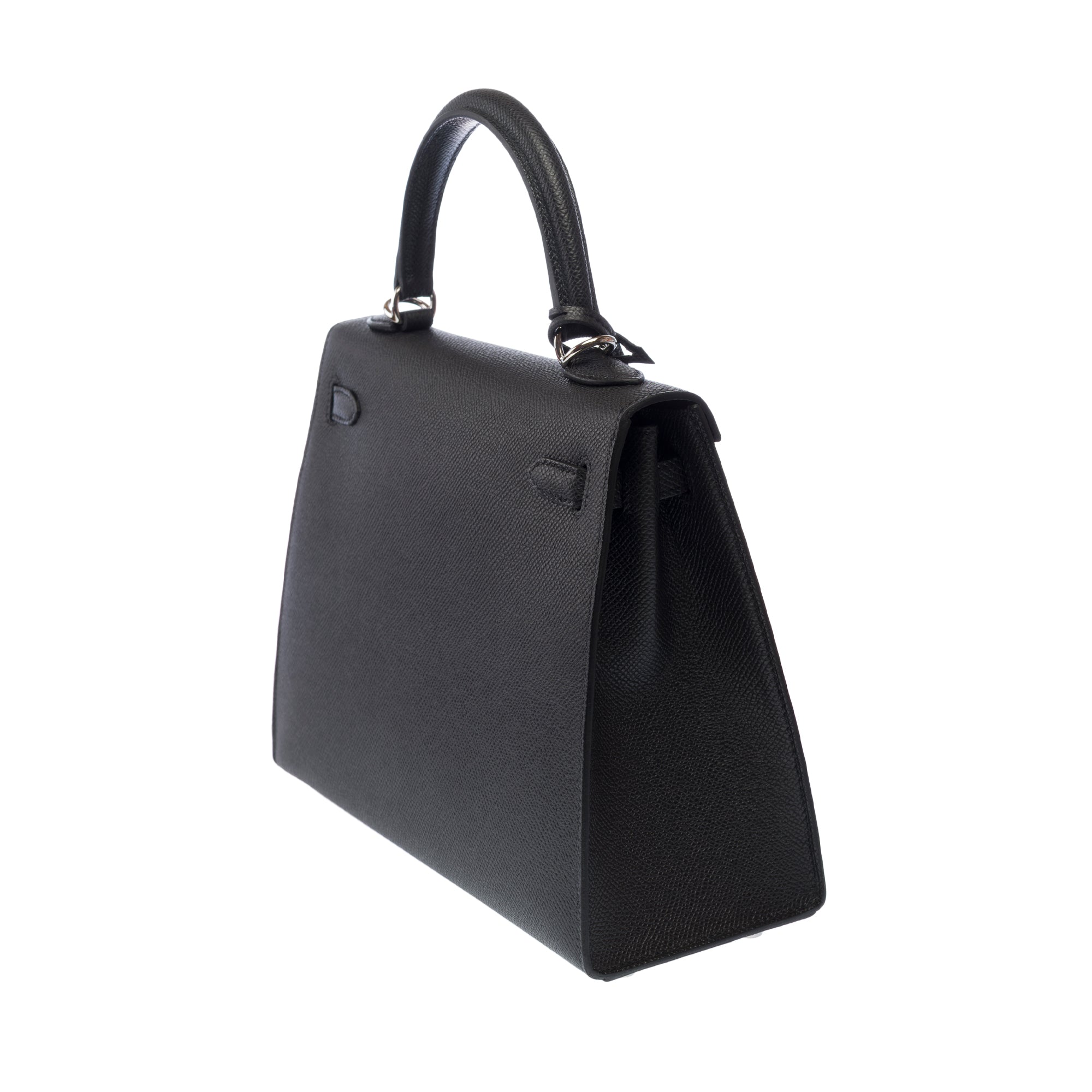 Sac HERMES Kelly 25 en Cuir Noir - 103278