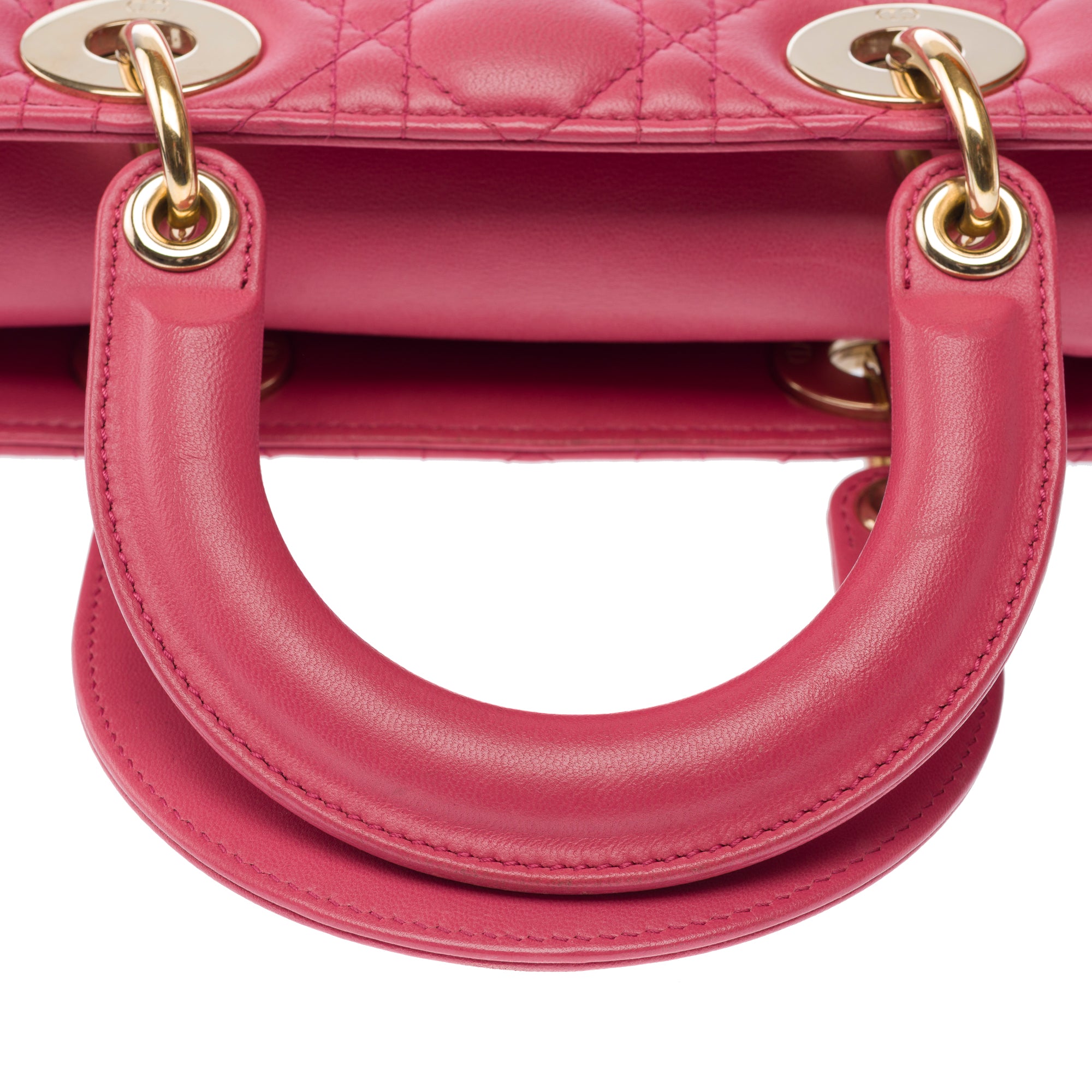 Sac DIOR Lady Dior en Cuir Rose - 103264