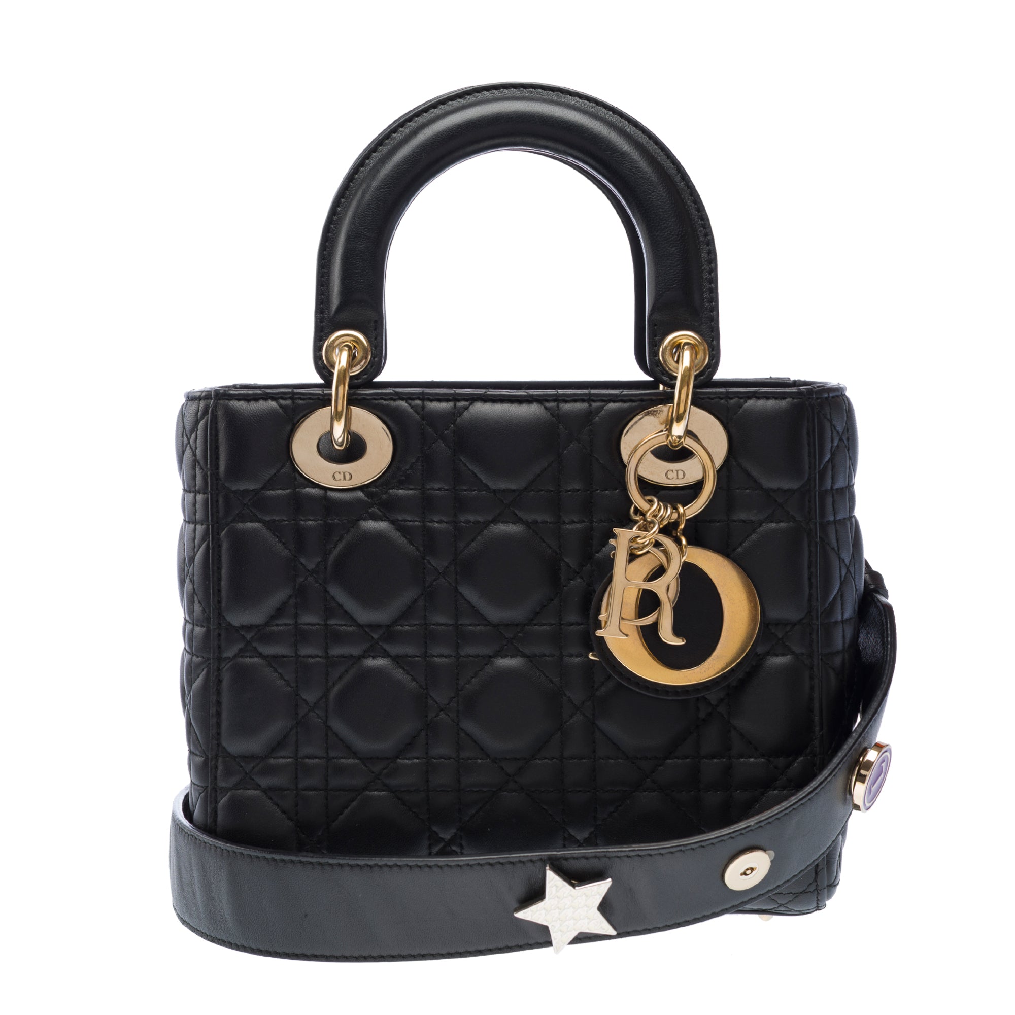 Sac DIOR Lady Dior en Cuir Noir - 103265