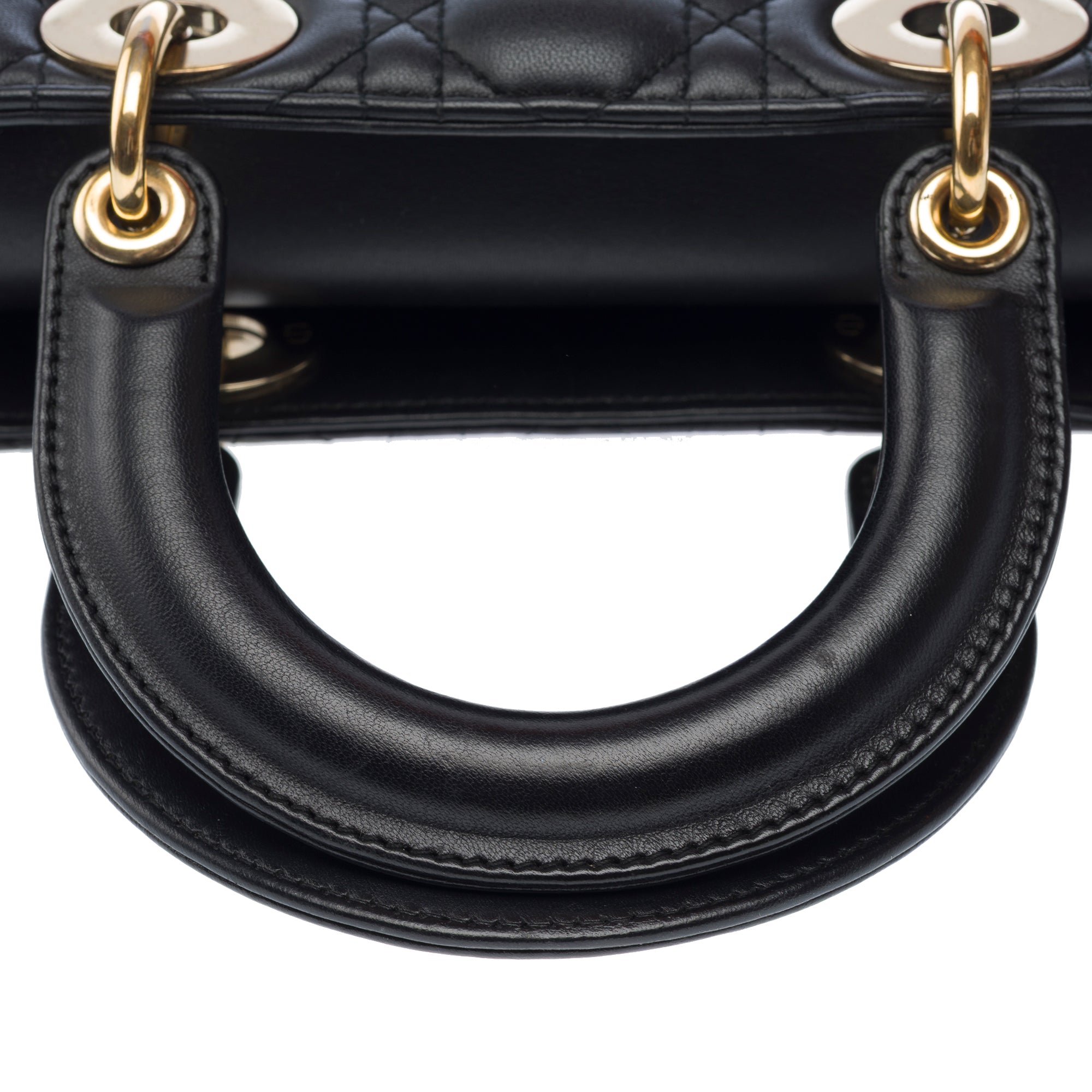 Sac DIOR Lady Dior en Cuir Noir - 103265