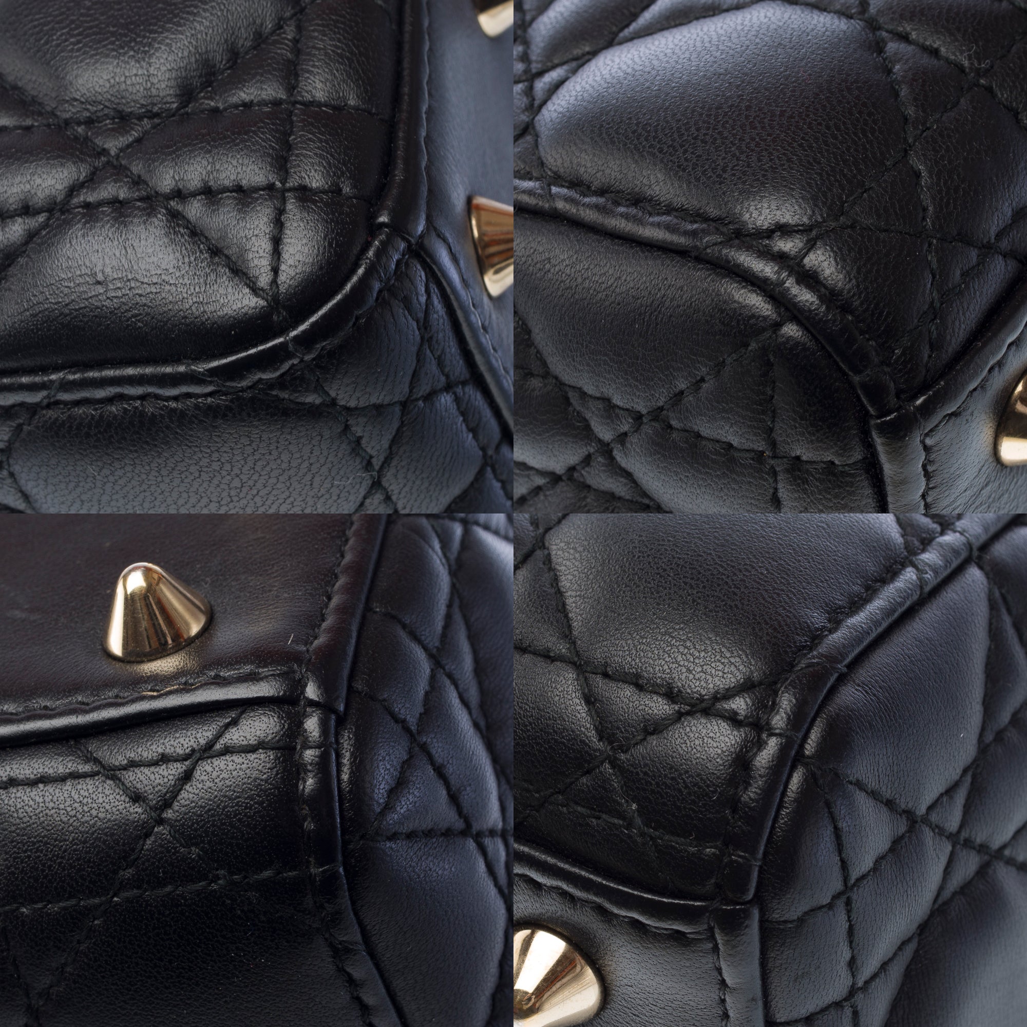 Sac DIOR Lady Dior en Cuir Noir - 103265