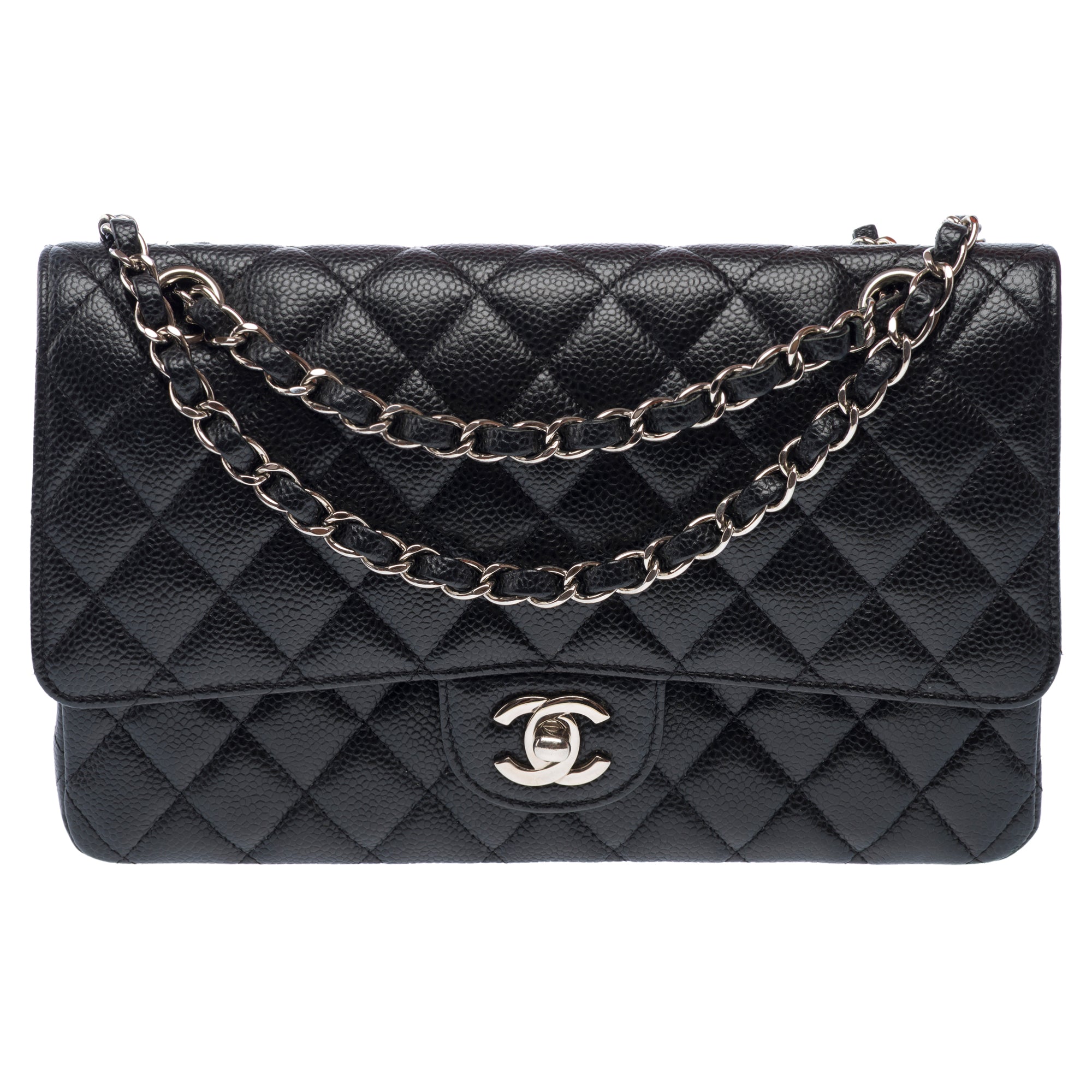 Sac CHANEL Timeless/Classique en Cuir Noir - 103247