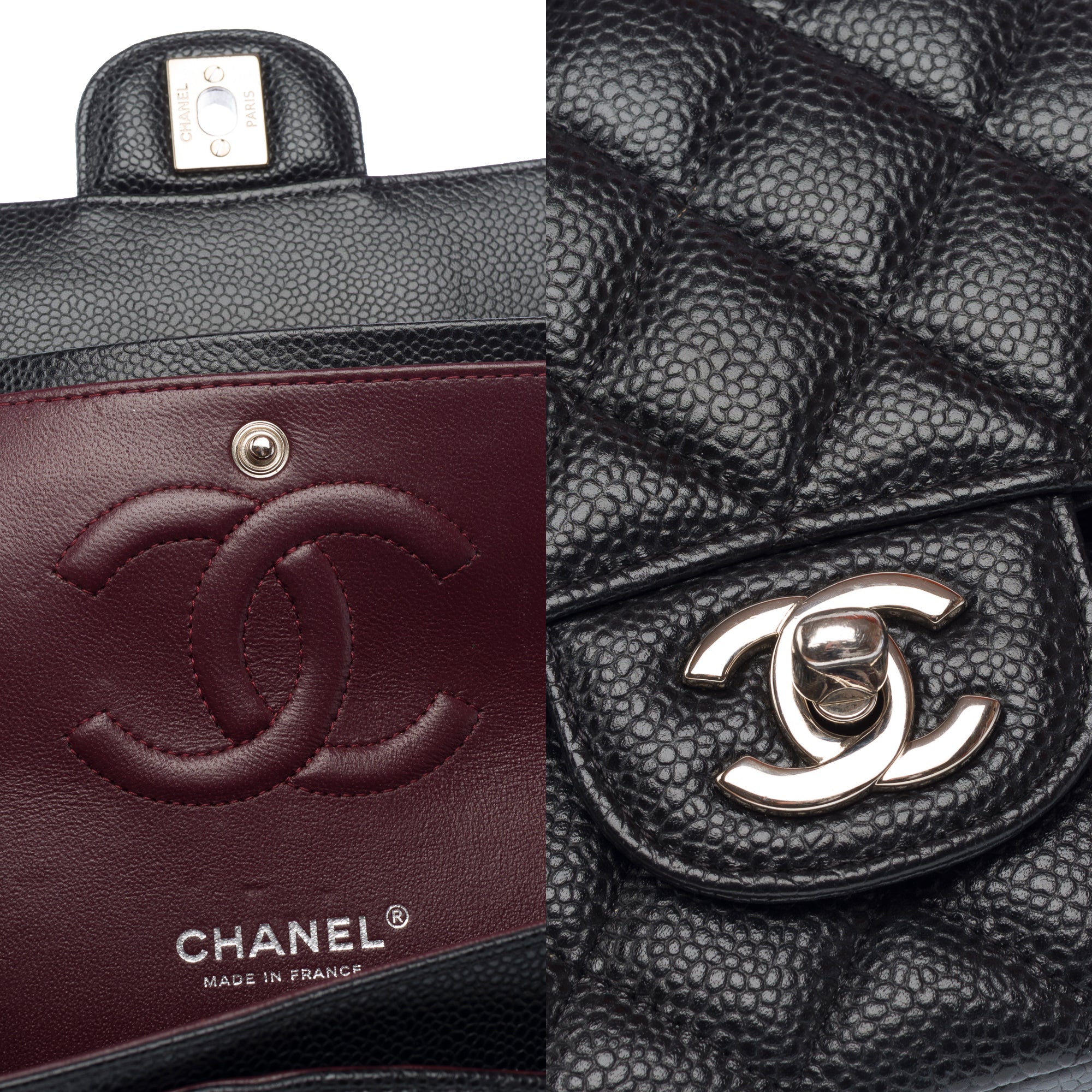 Sac CHANEL Timeless/Classique en Cuir Noir - 103247