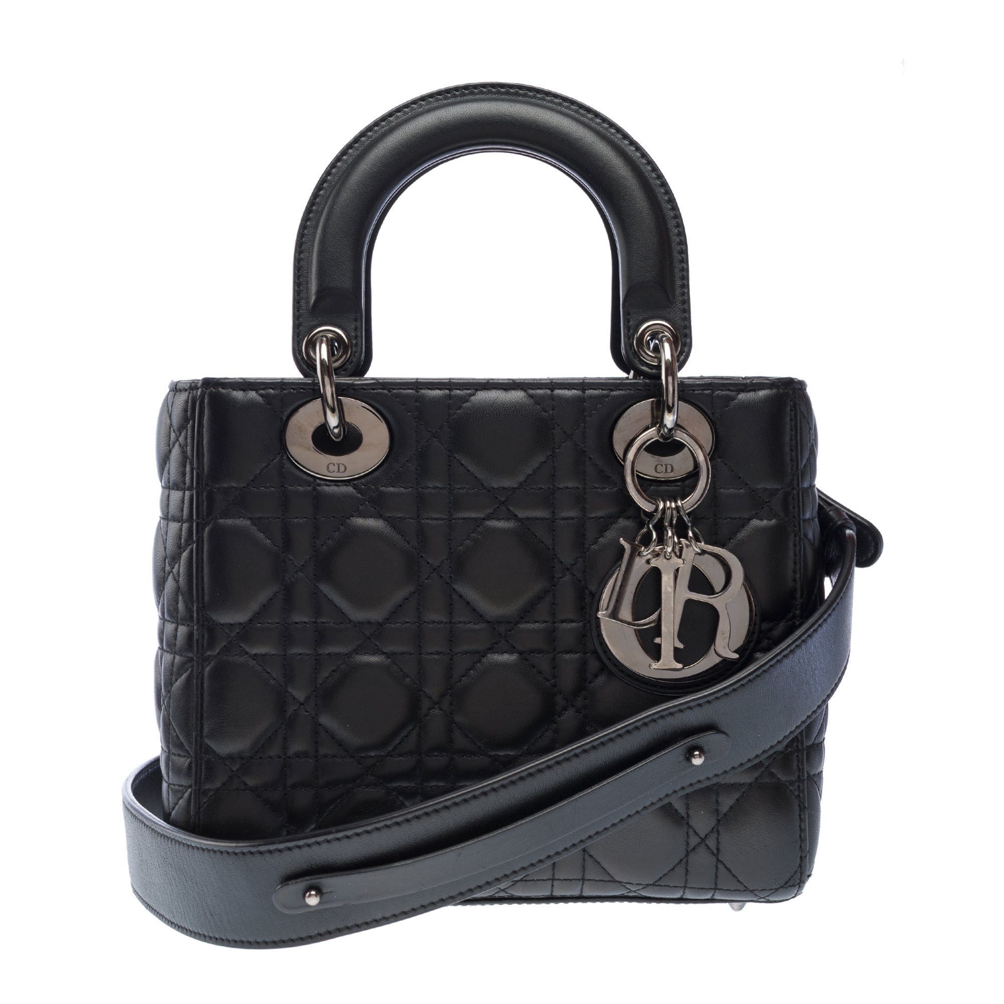 Sac DIOR Lady Dior en Cuir Noir - 103266