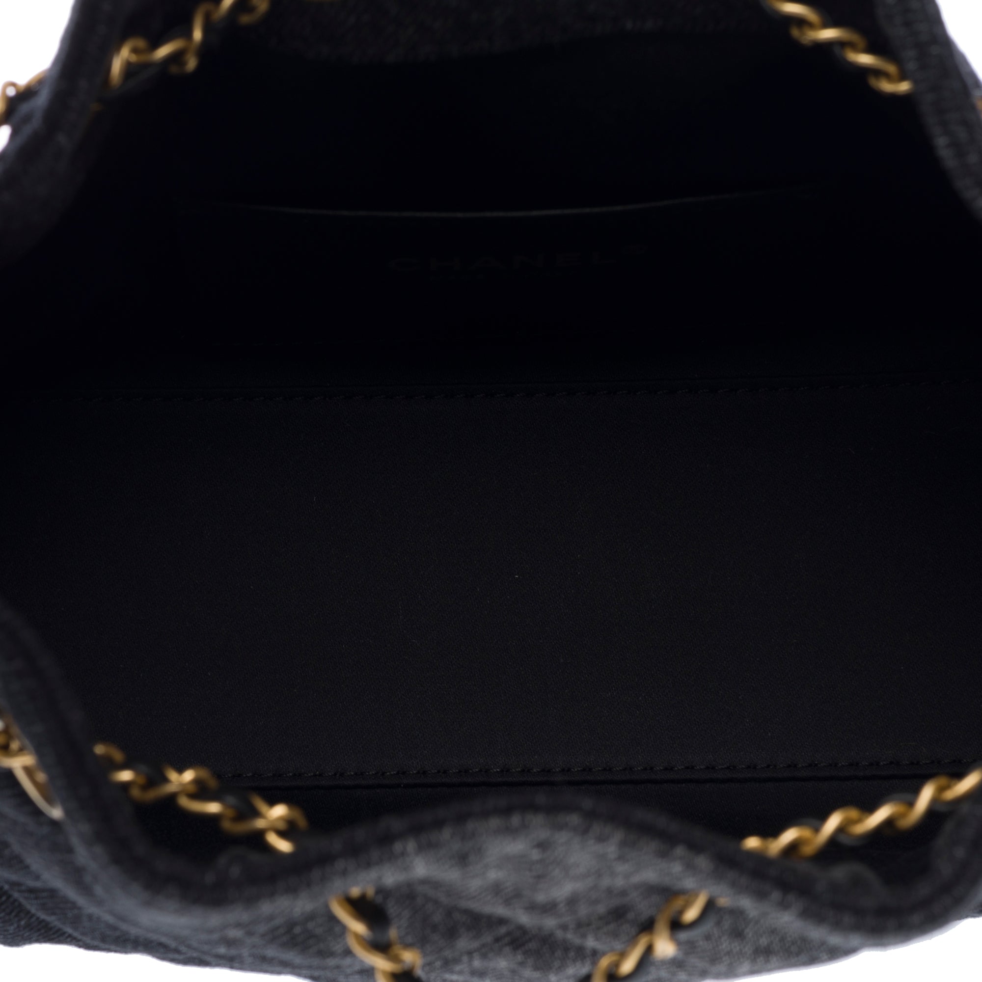 Sac CHANEL en Denim Noir - 103276