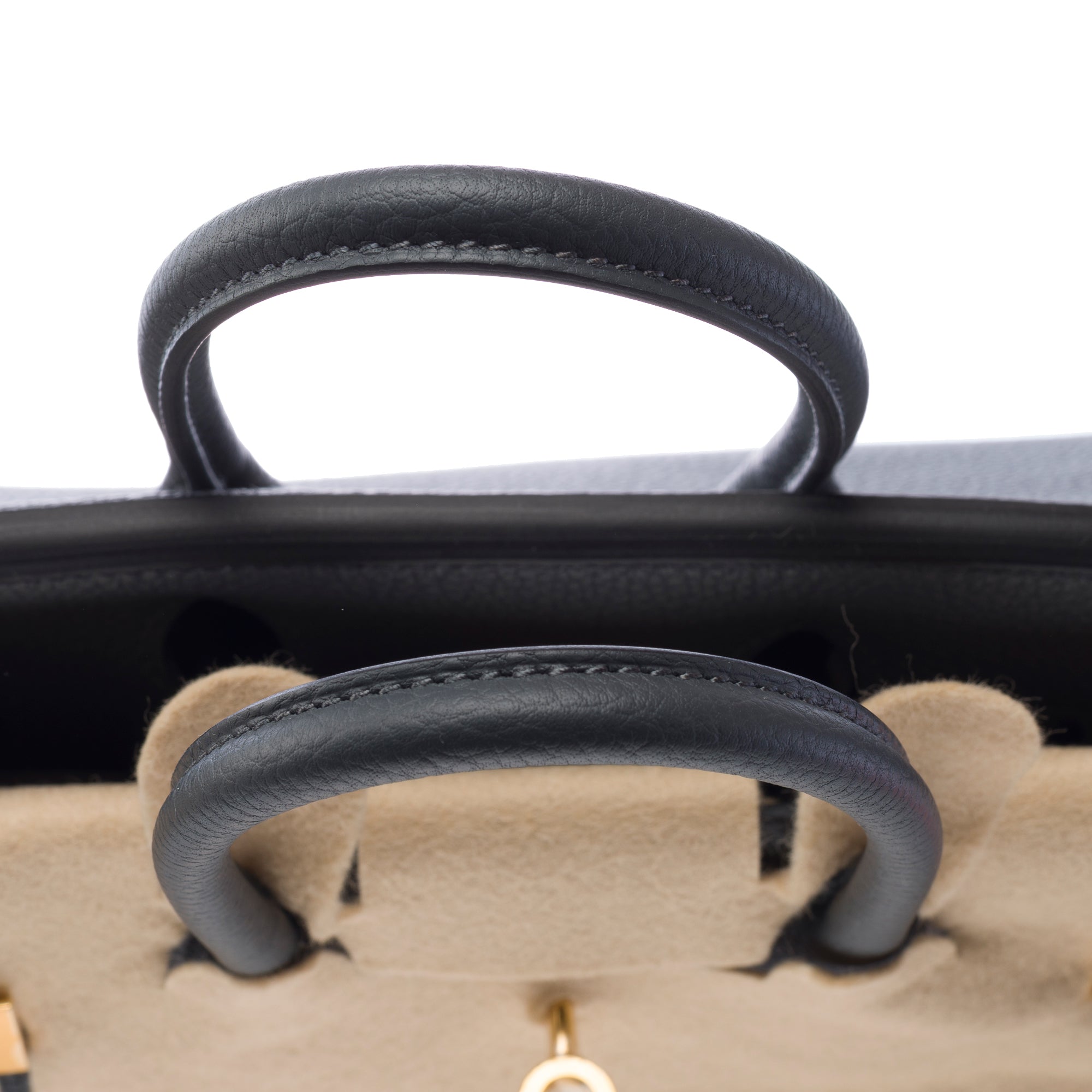 Sac HERMES Birkin 25 en Cuir Gris - 103280