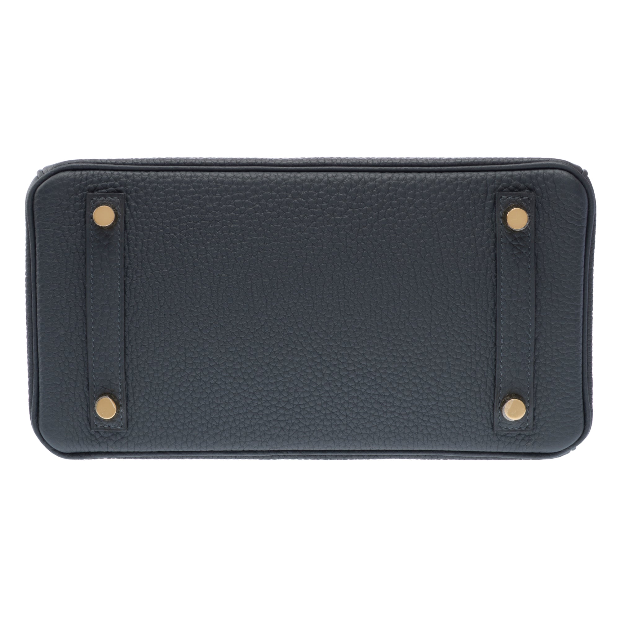 Sac HERMES Birkin 25 en Cuir Gris - 103280