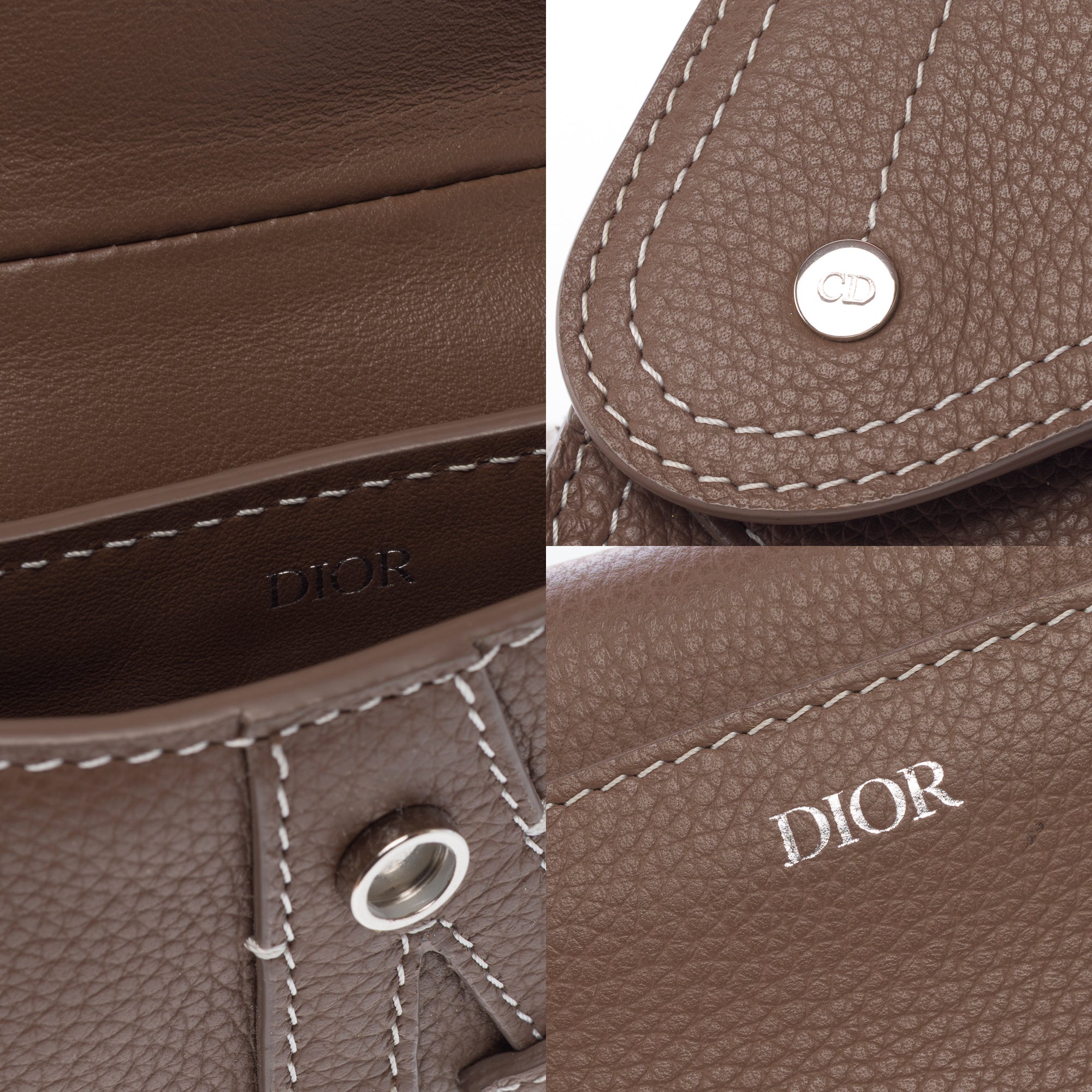 Sac DIOR en Cuir Étoupe - 103257