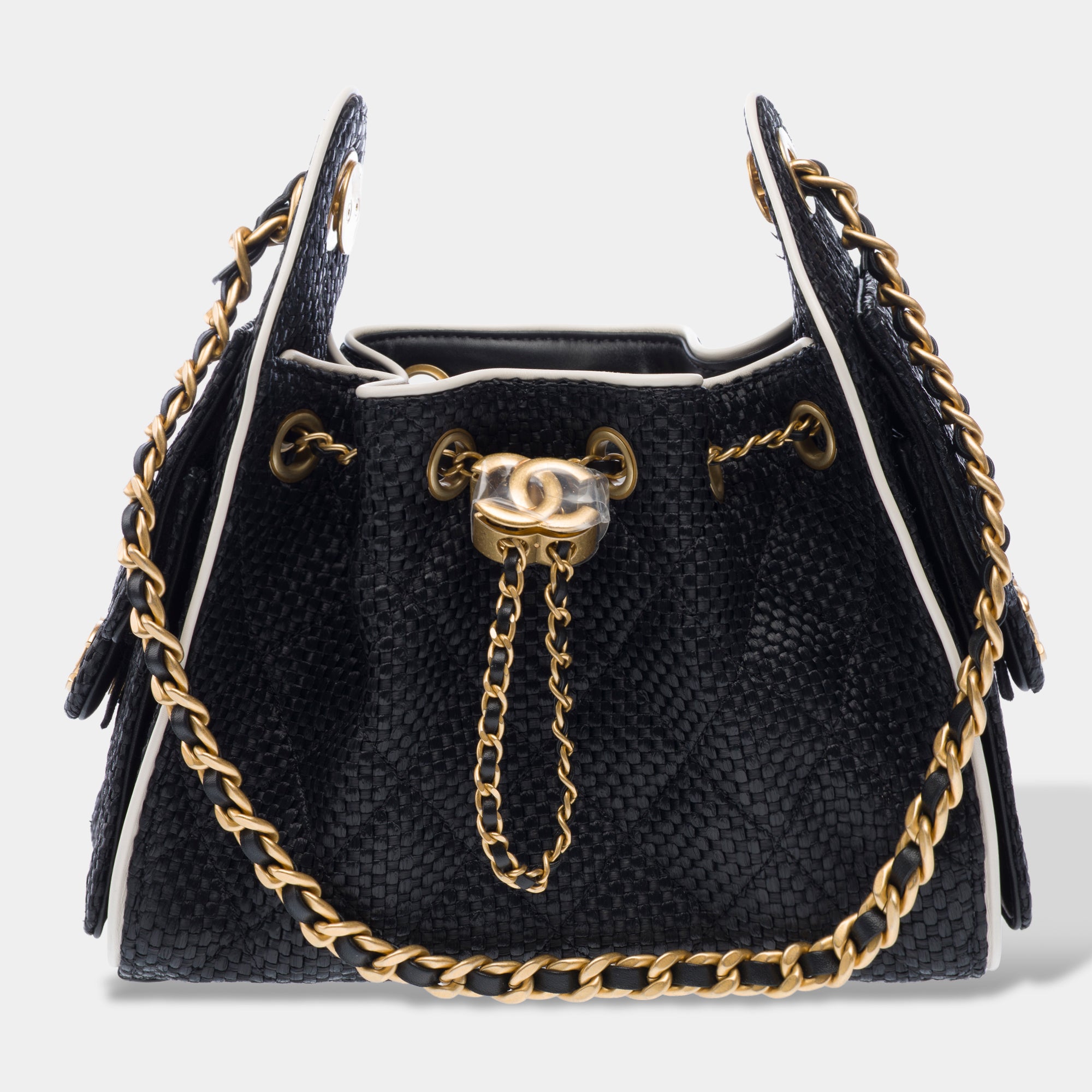 Sac CHANEL en Osier Noir - 103277