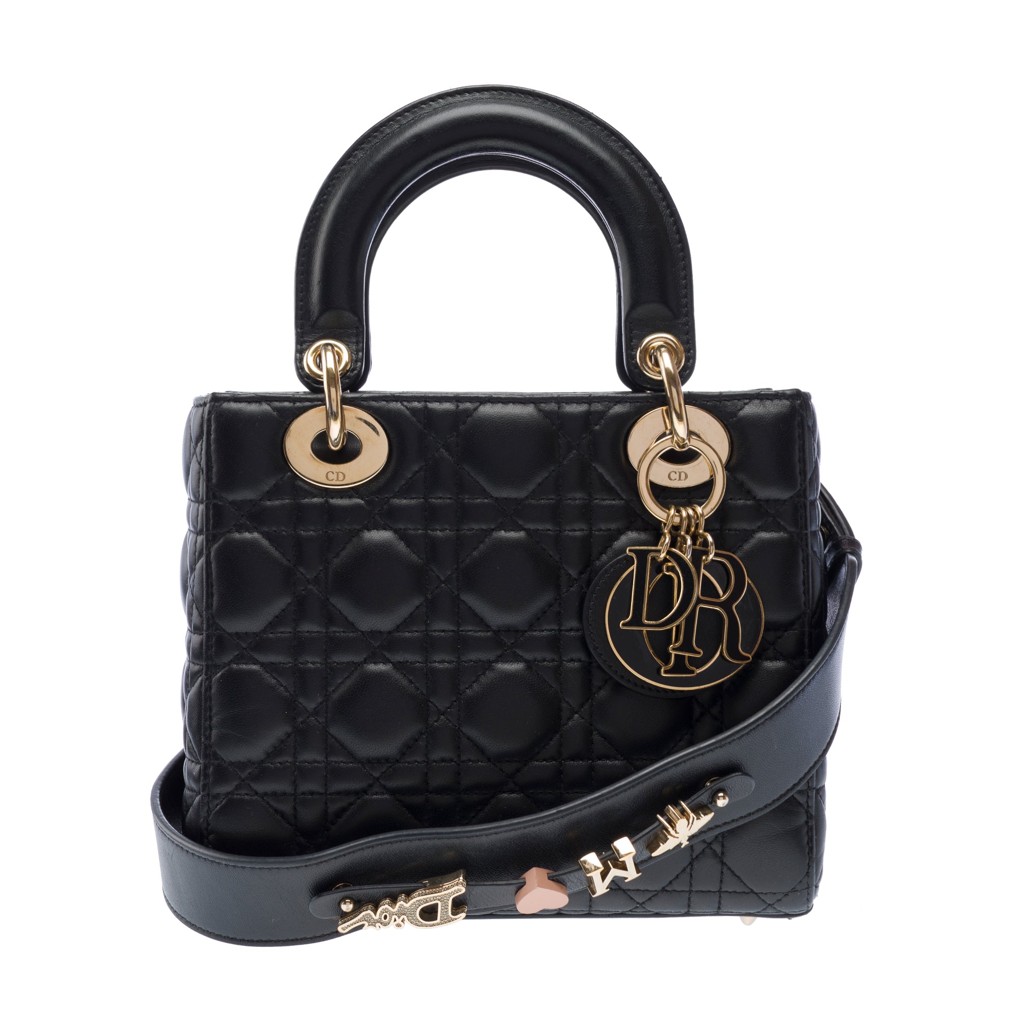 Sac DIOR Lady Dior en Cuir Noir - 103268