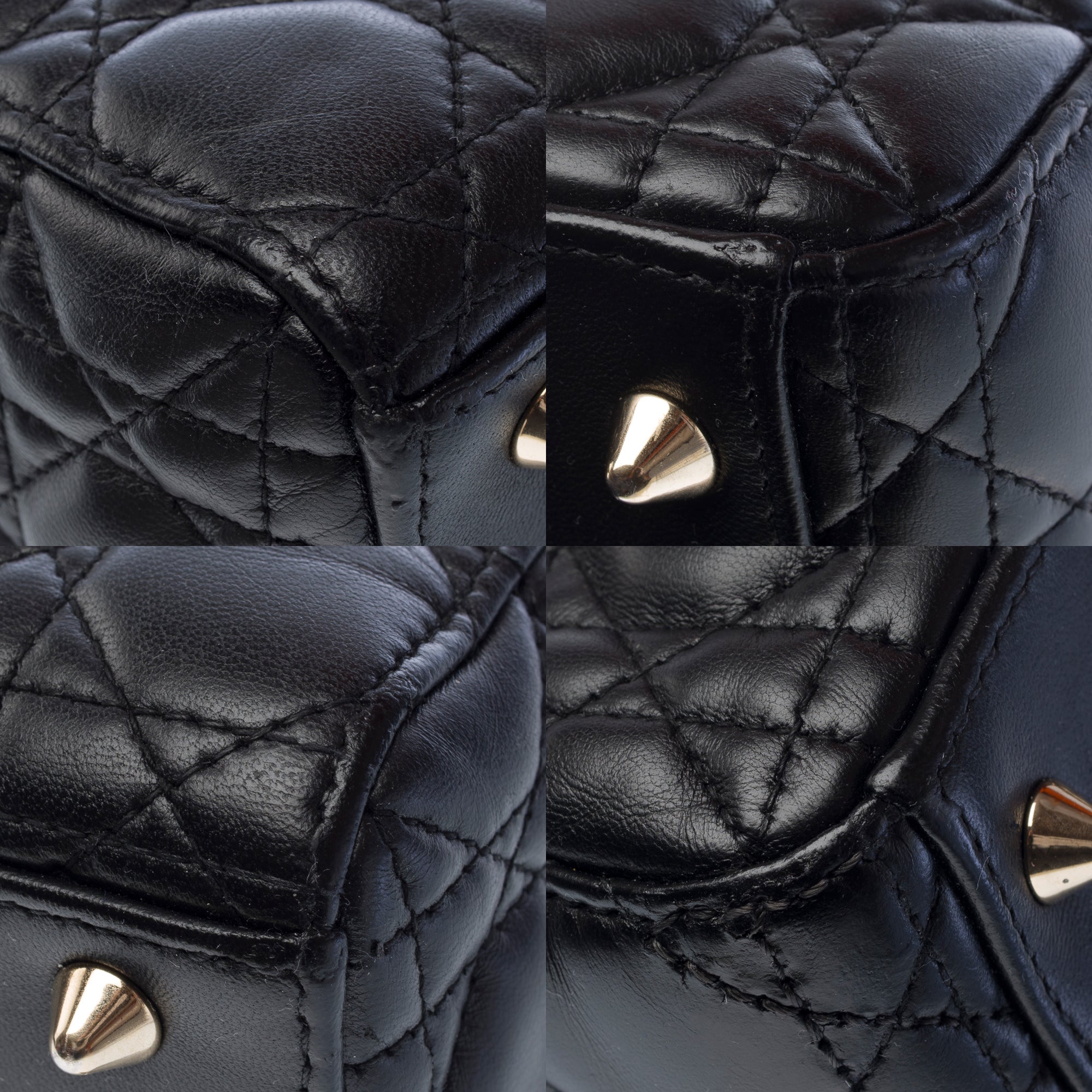 Sac DIOR Lady Dior en Cuir Noir - 103268