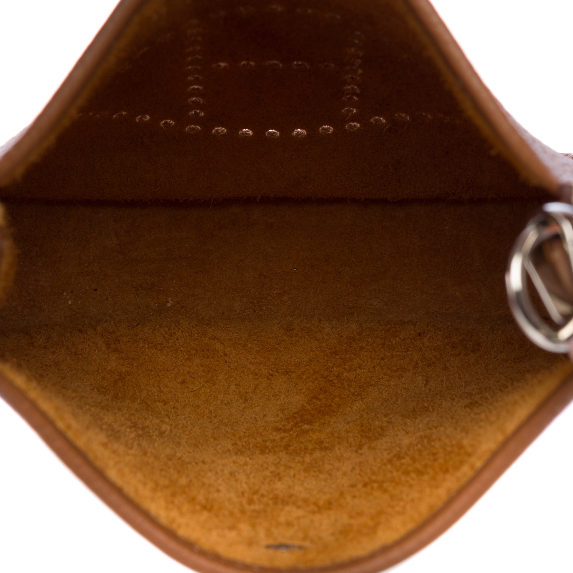 Sac HERMES Mini Evelyne en Cuir Doré - 103279