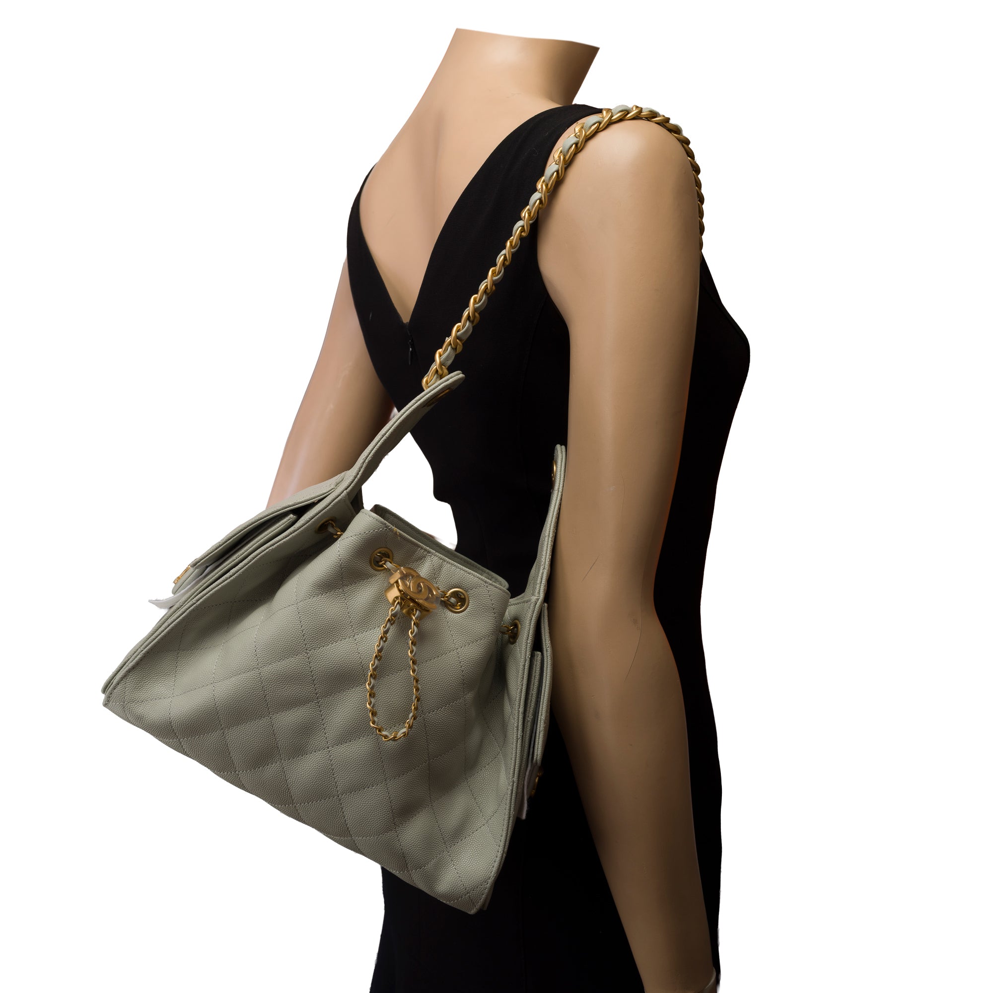 Sac CHANEL en Cuir Vert - 103293