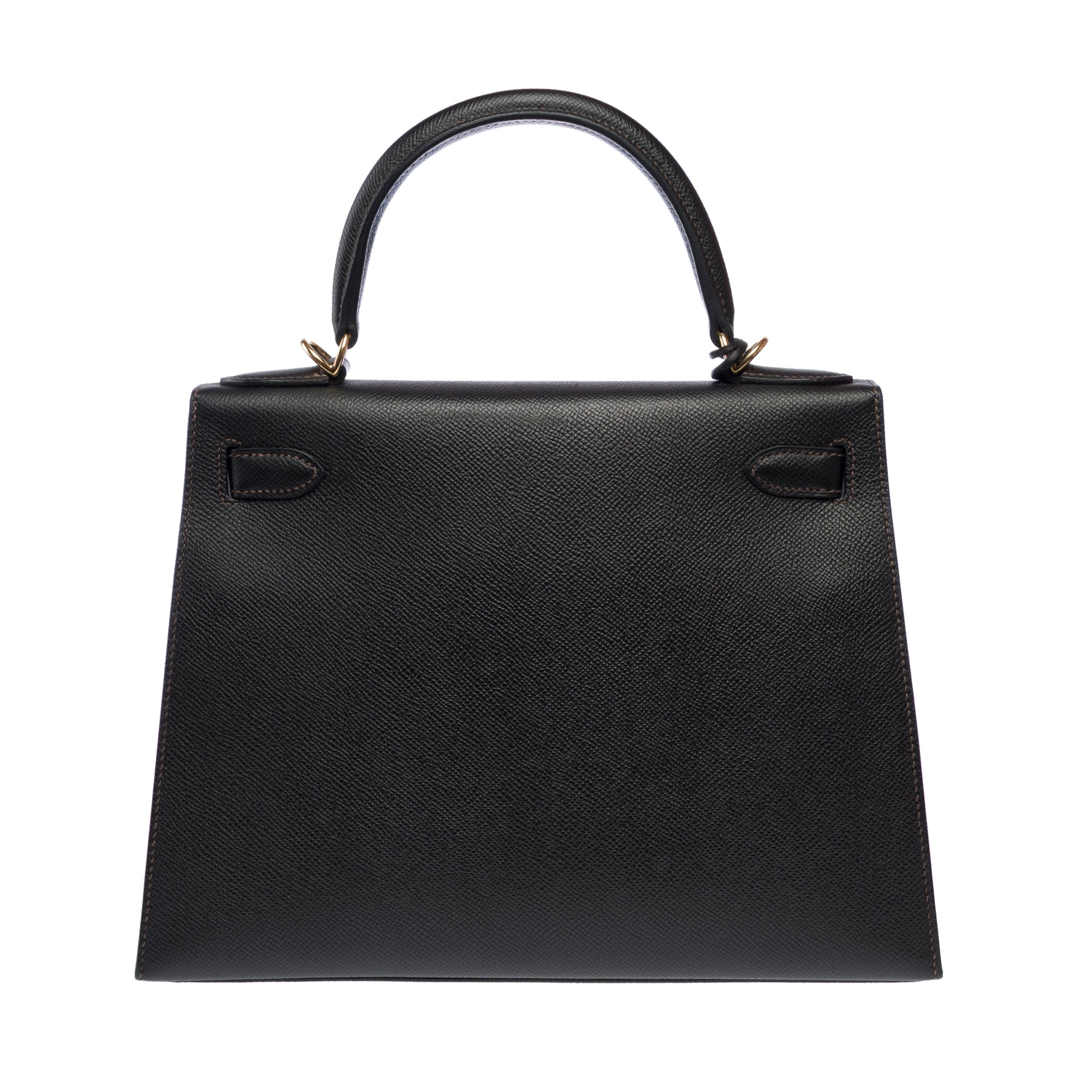 Sac HERMES Kelly 28 en Cuir Noir - 103297