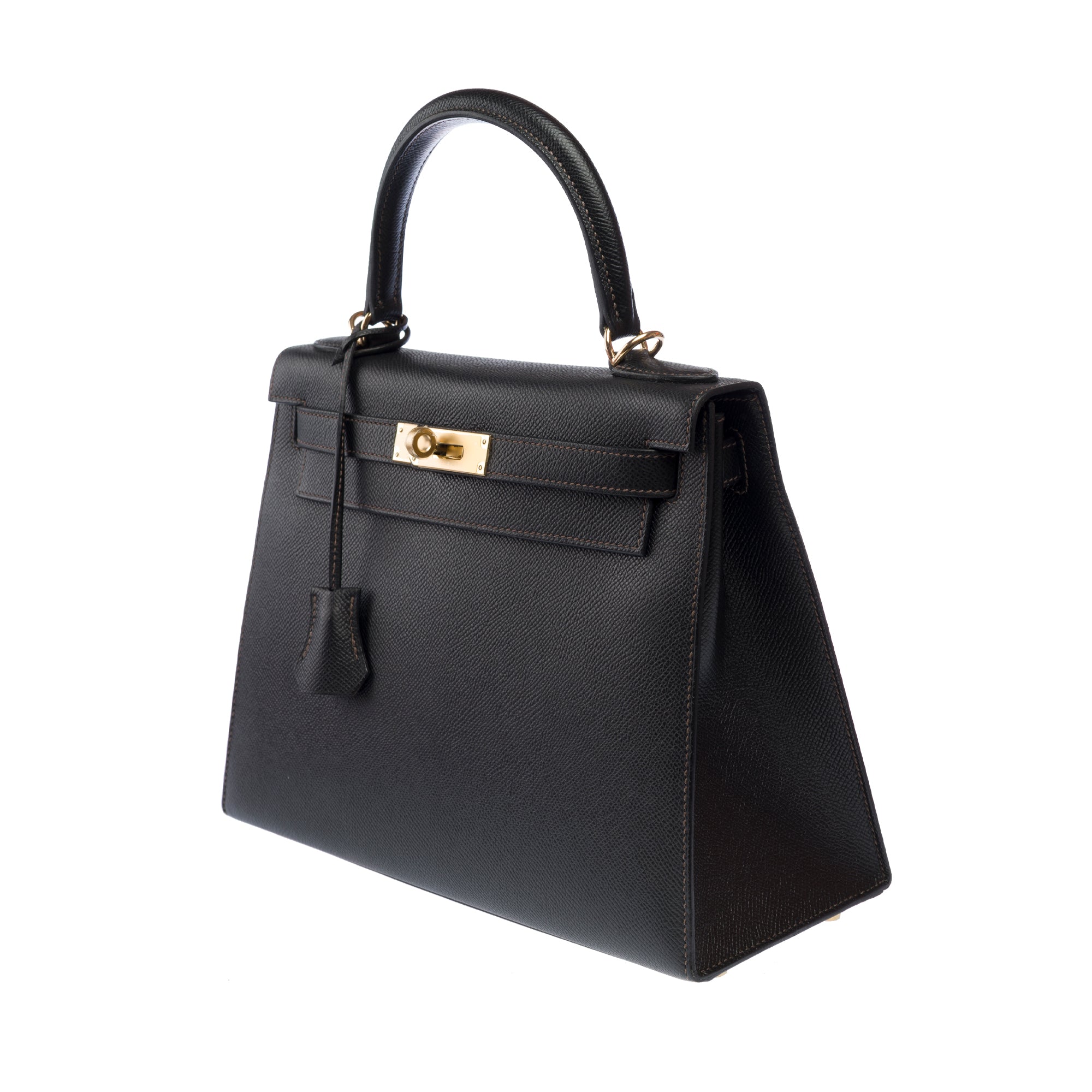 Sac HERMES Kelly 28 en Cuir Noir - 103297