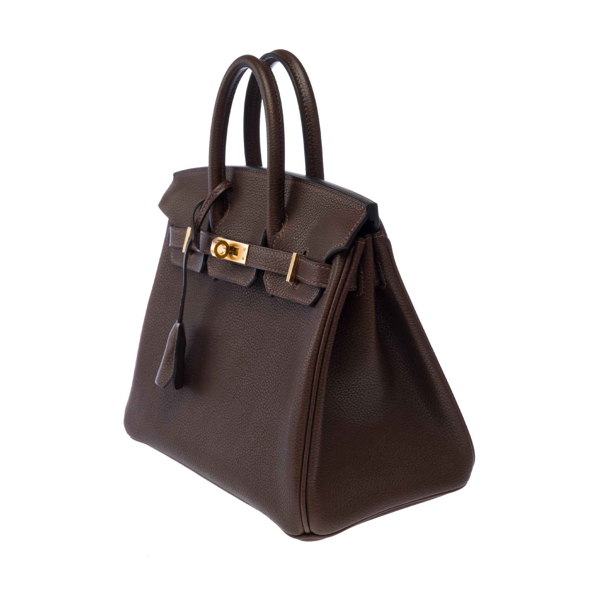Sac HERMES Birkin 25 en Cuir Marron - 103288