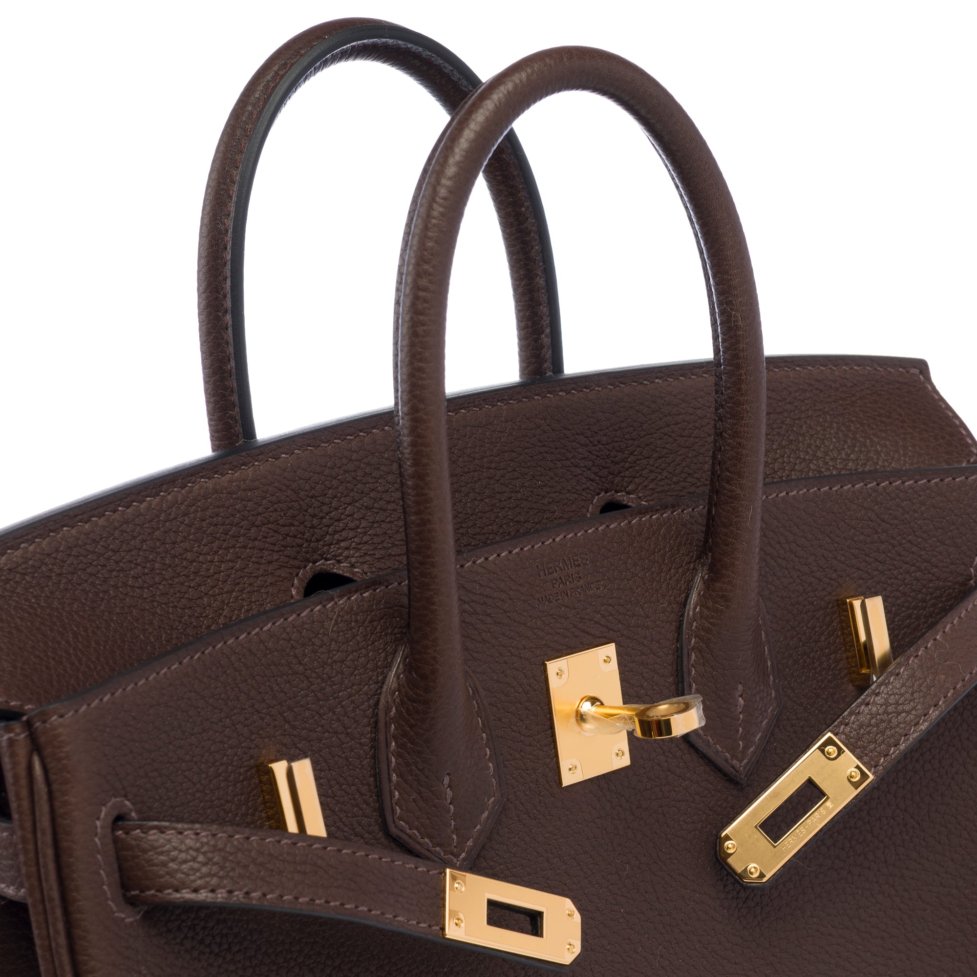 Sac HERMES Birkin 25 en Cuir Marron - 103288