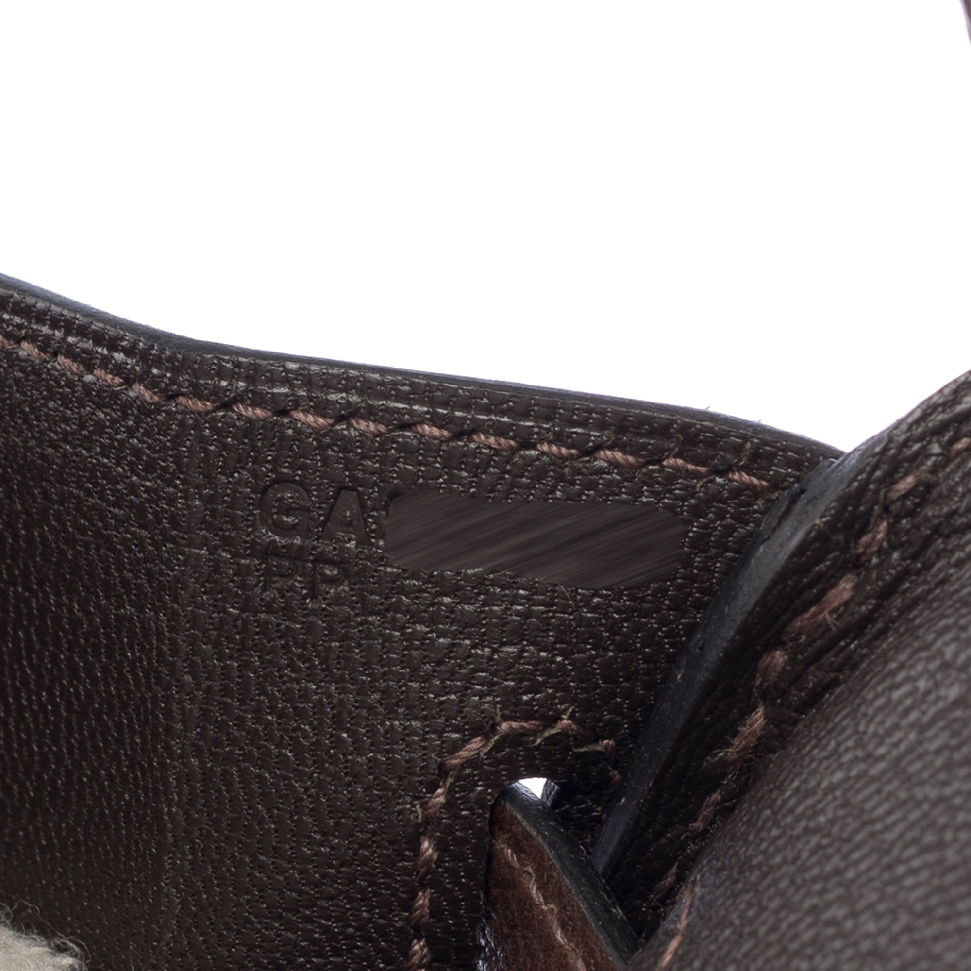 Sac HERMES Birkin 25 en Cuir Marron - 103288