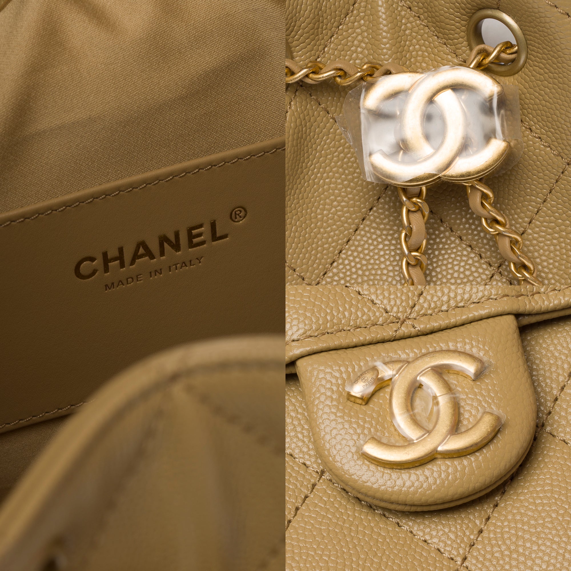 Sac CHANEL en Cuir Beige - 103292