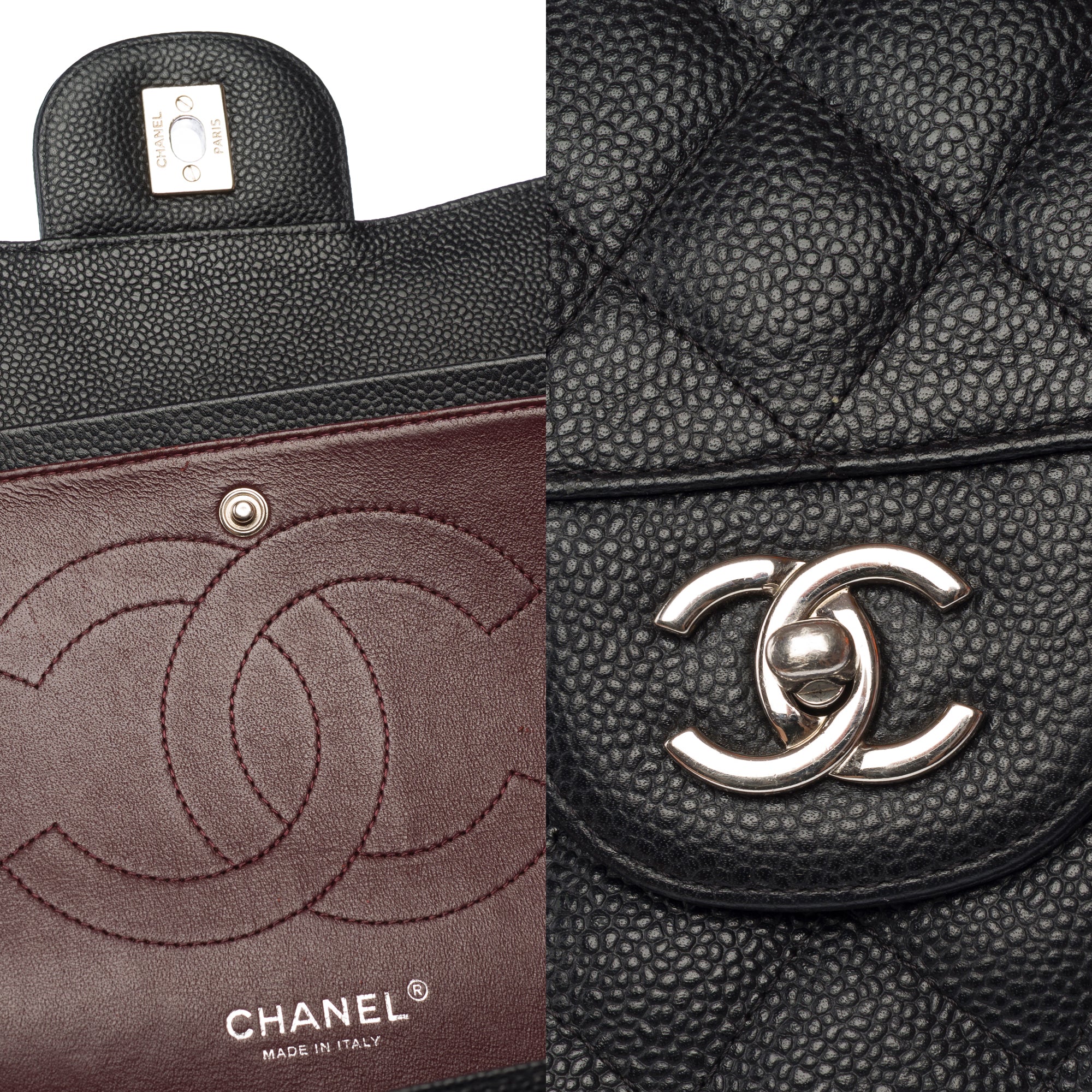 Sac CHANEL Timeless/Classique en Cuir Noir - 103283