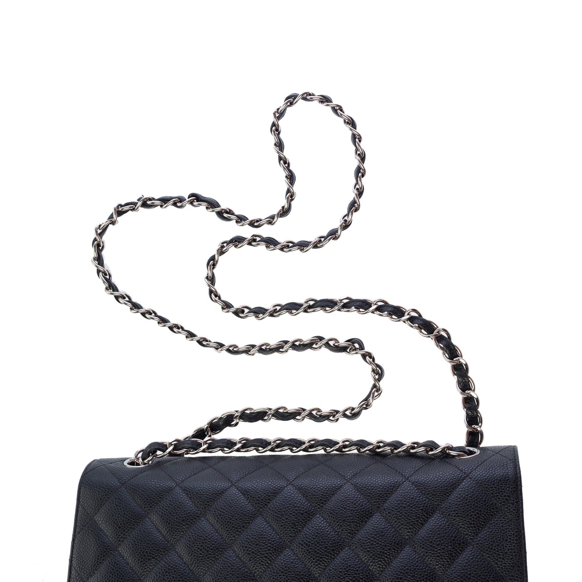 Sac CHANEL Timeless/Classique en Cuir Noir - 103283