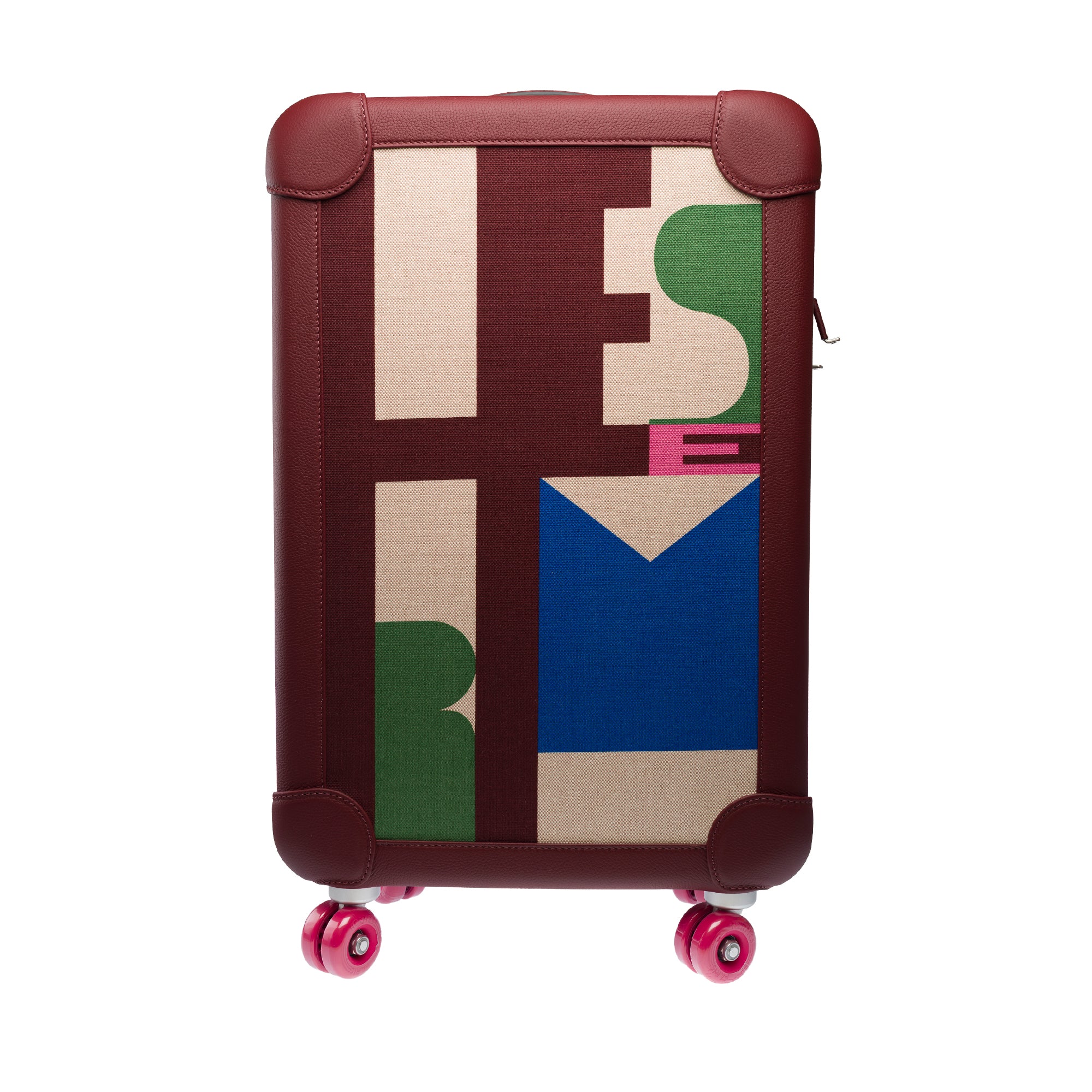 Sac HERMES en Cuir Bordeaux - 103289