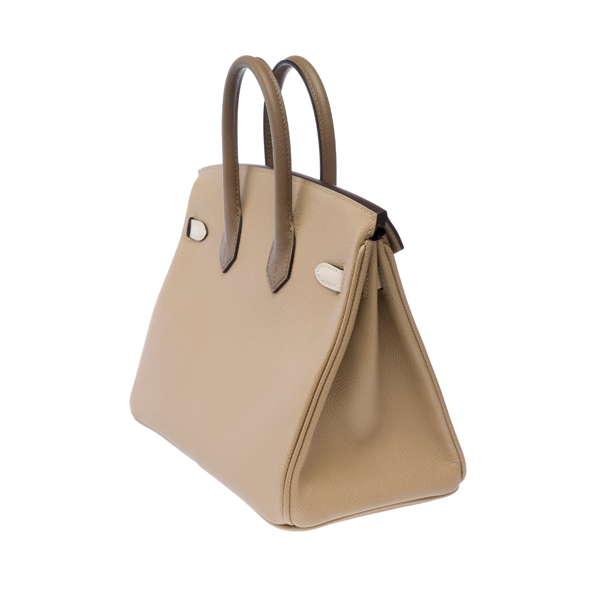Sac HERMES Birkin 25 en Cuir Beige - 103295