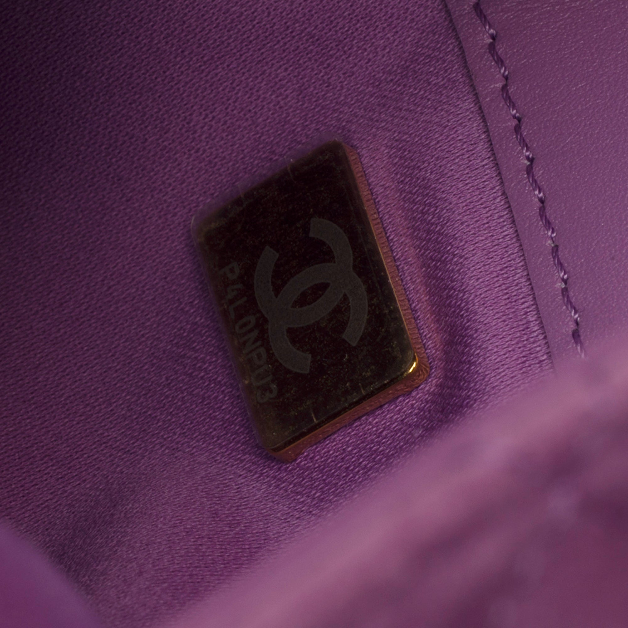 Sac CHANEL en Suède Violet - 103294