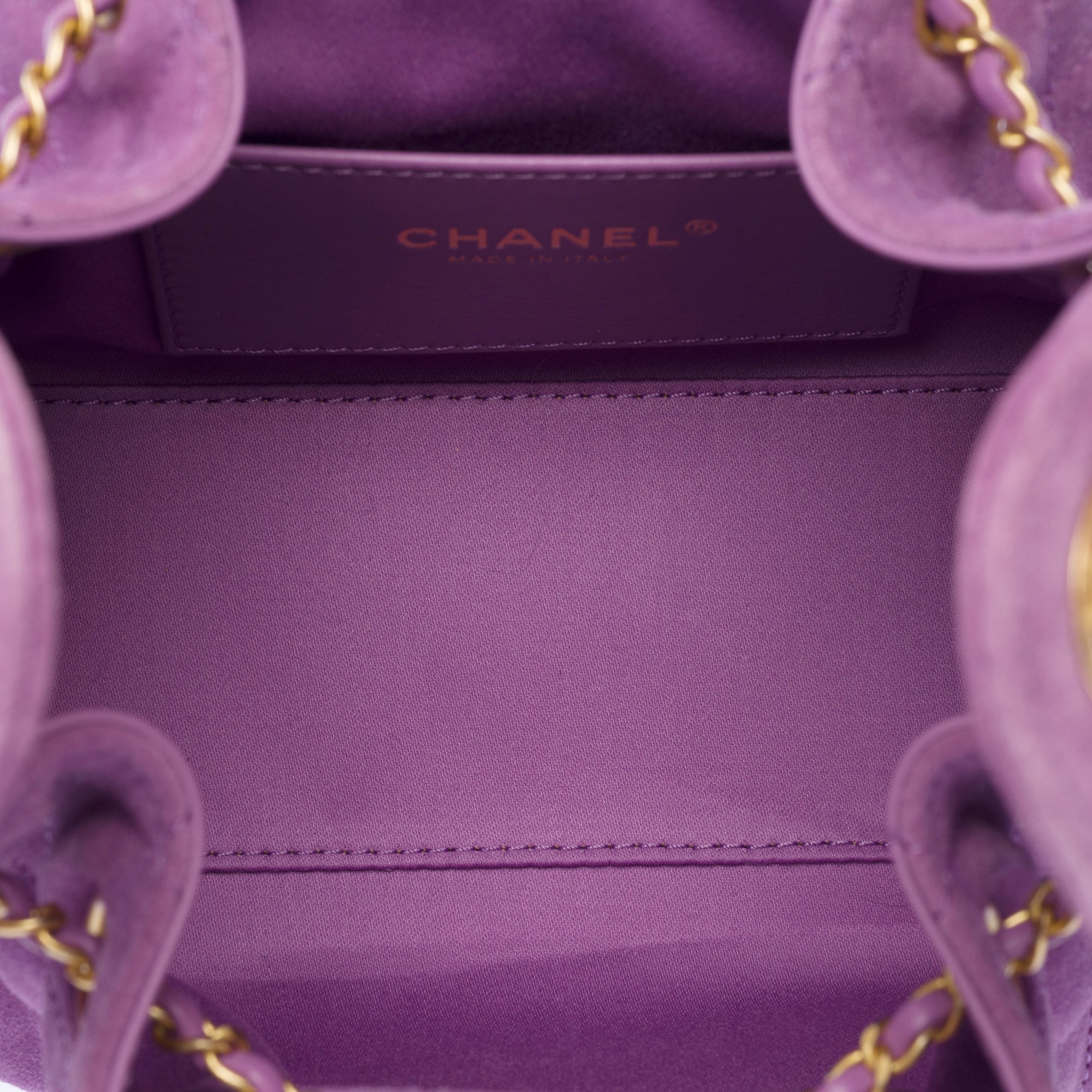 Sac CHANEL en Suède Violet - 103294