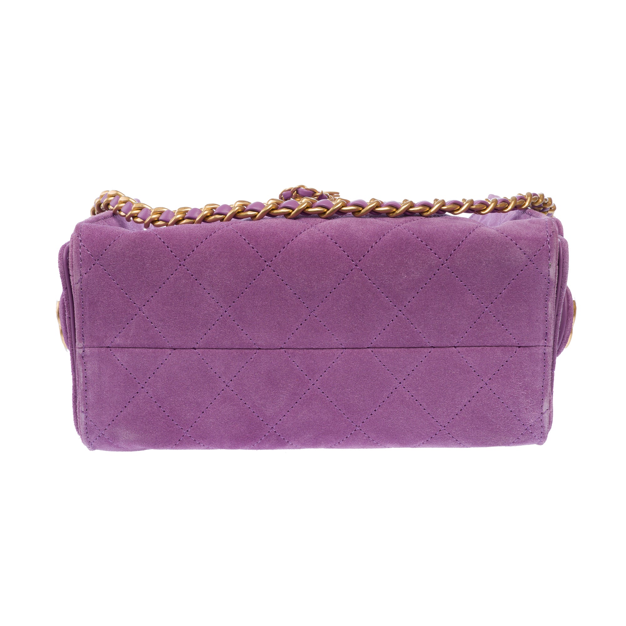 Sac CHANEL en Suède Violet - 103294